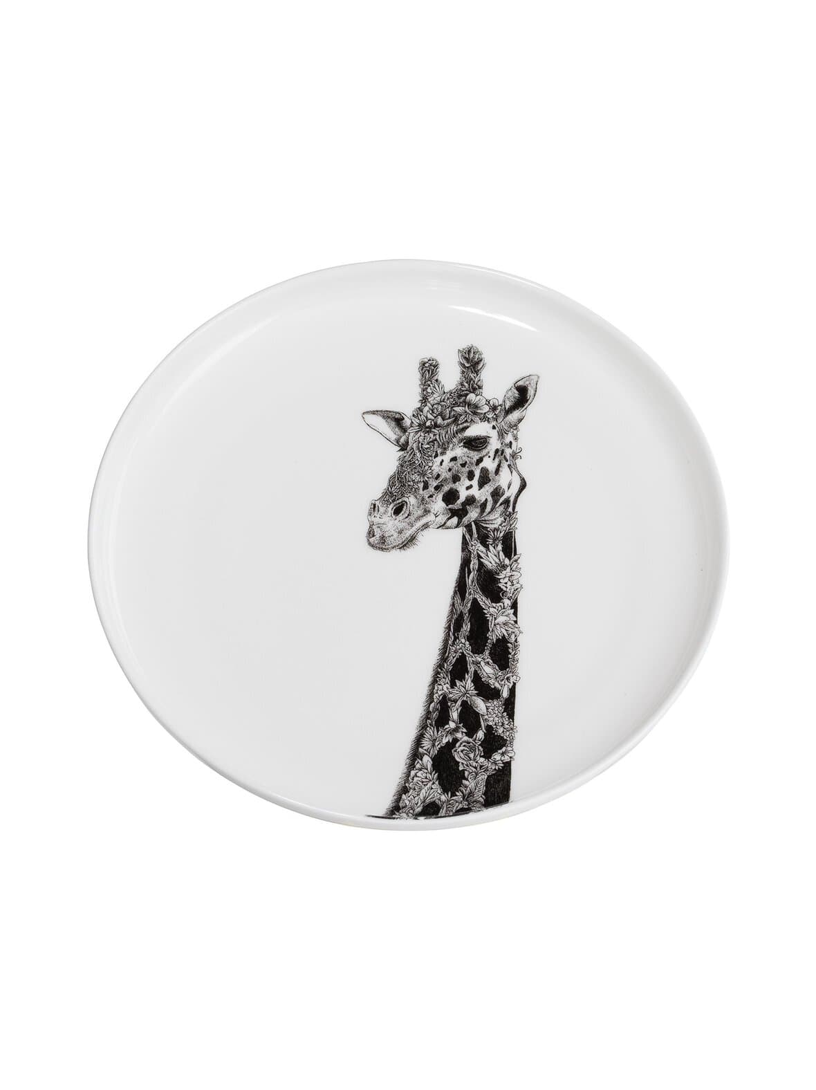 African giraffe -lautanen 20 cm – Maxwell Williams