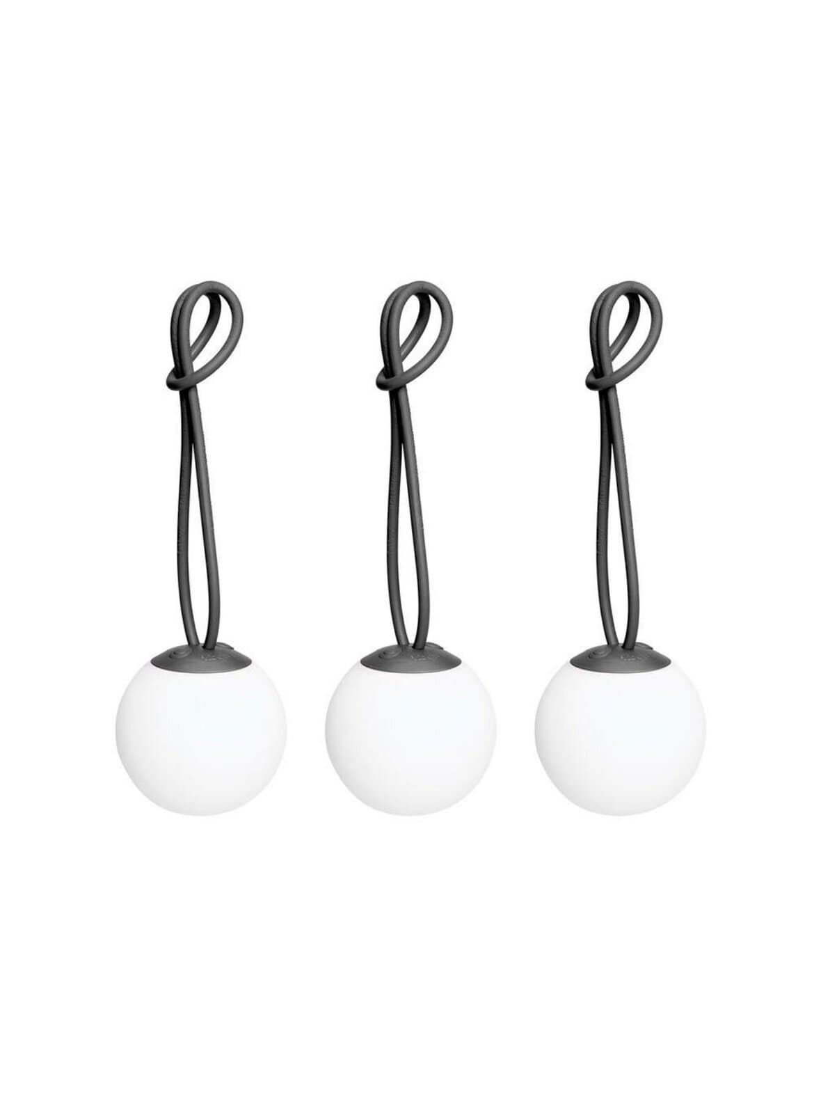 Bolleke mini -riippuvalaisinsetti 3 kpl anthracite – Fatboy