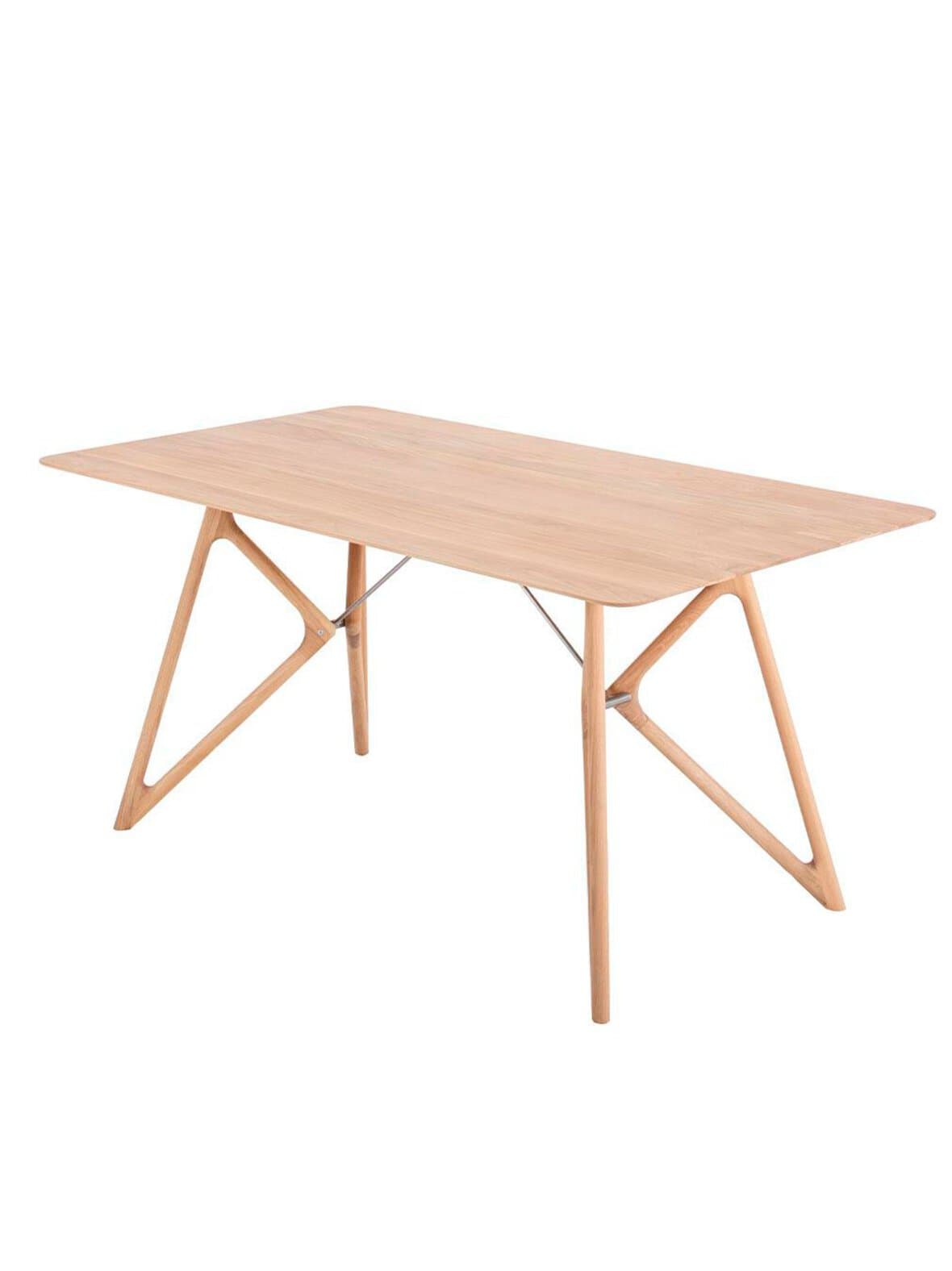 Tink-ruokapöytä valkovahattu tammi 160 x 90 cm – Gazzda