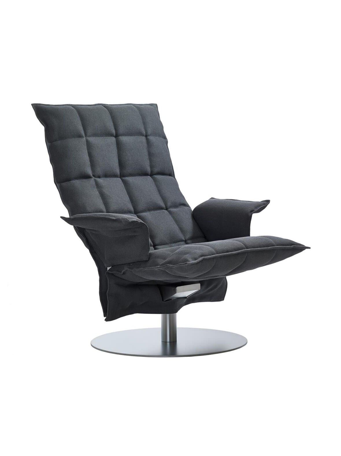 K-tuoli käsinojilla sand-kangas musta l 88 cm – Woodnotes