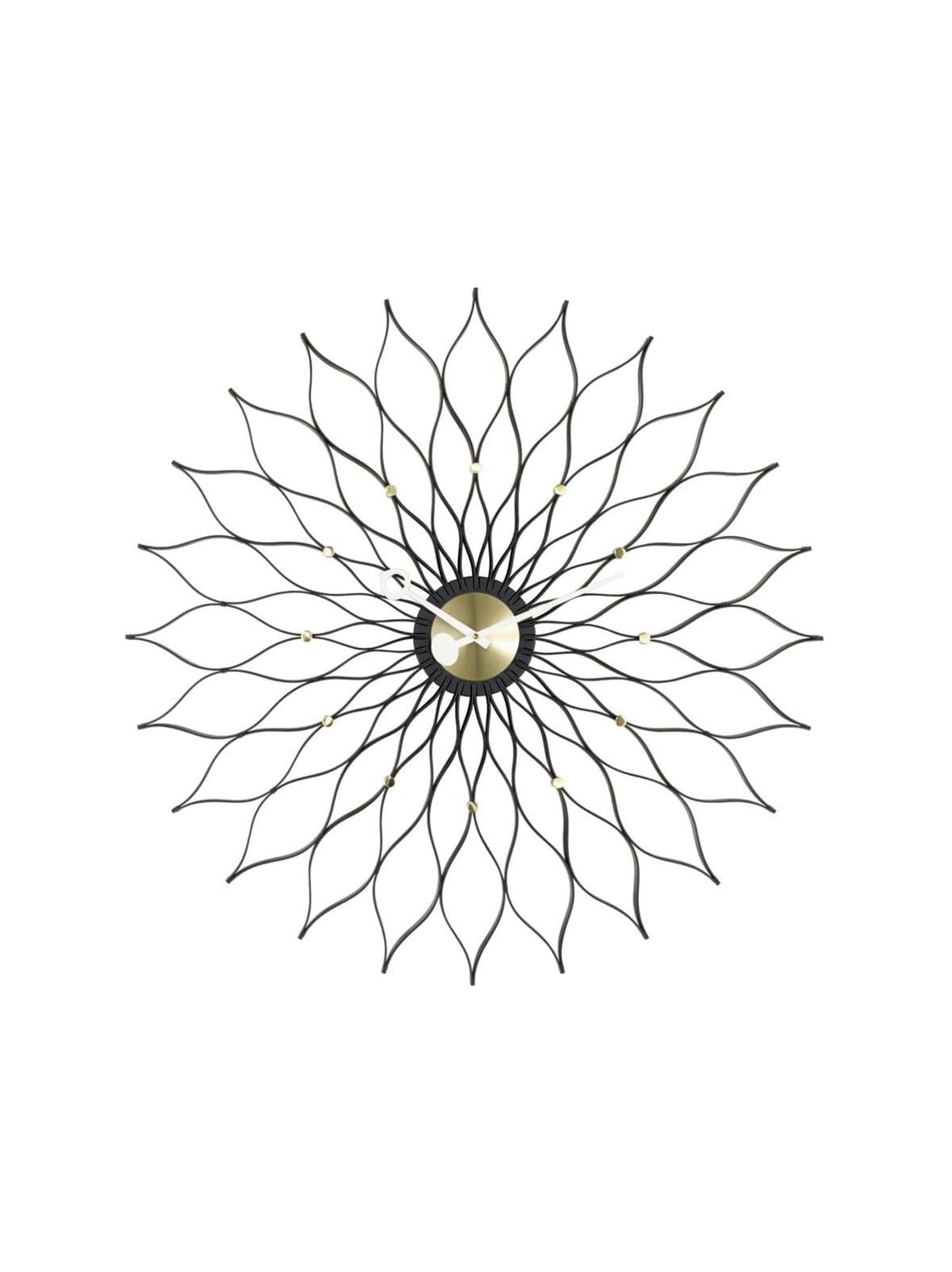 Sunflower-seinäkello musta saarni ø 75 cm – Vitra