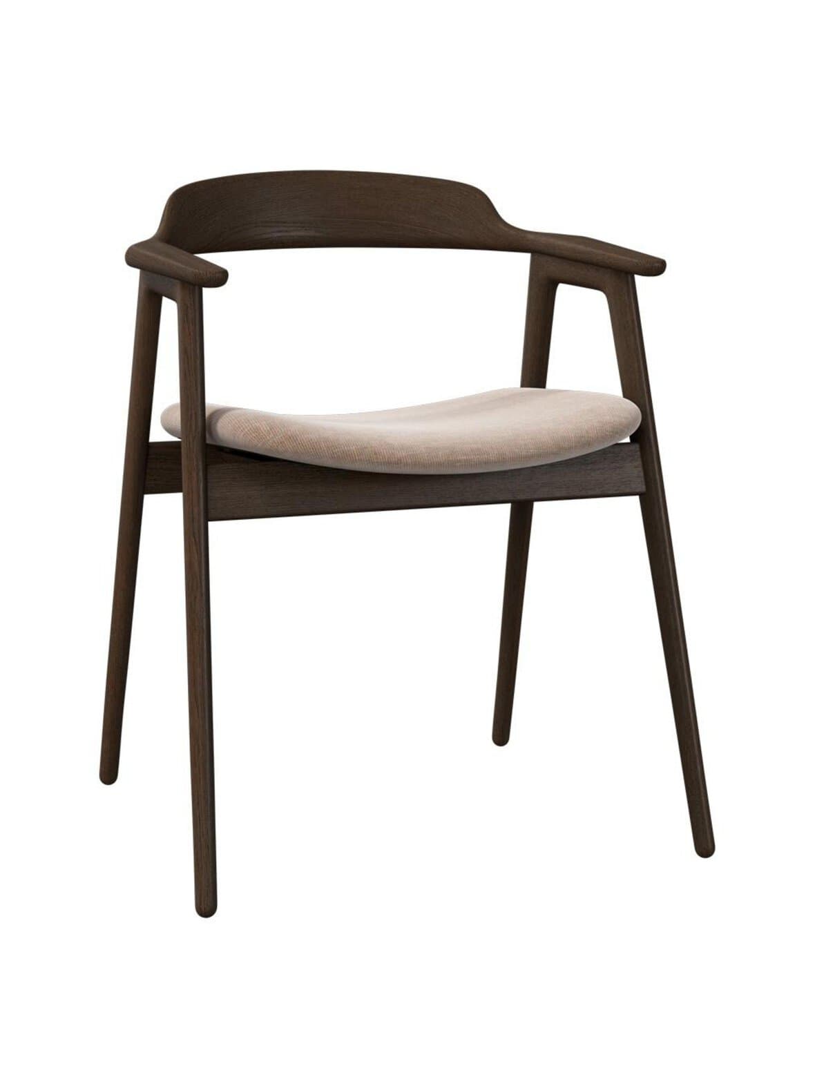 Seoul-tuoli napoli-kangas 2267 hiekka / tumma tammi – BoConcept