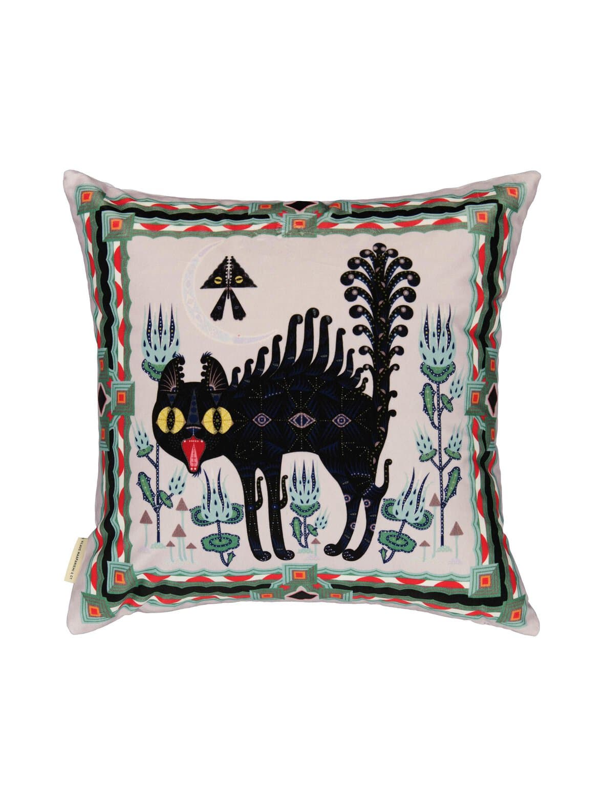 Scary cat velvet cushion cover -tyynynpäällinen – Klaus Haapaniemi & Co