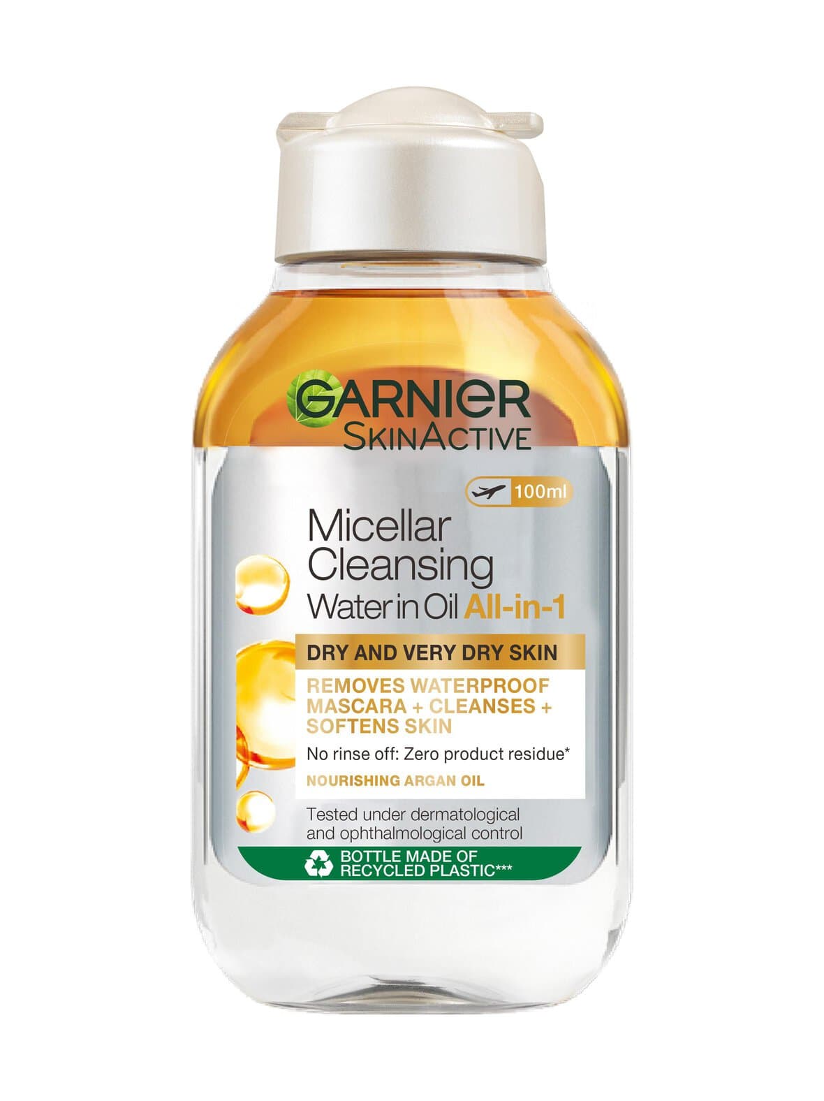 Micellar cleansing water in oil -puhdistuvesi, 100 ml – Garnier