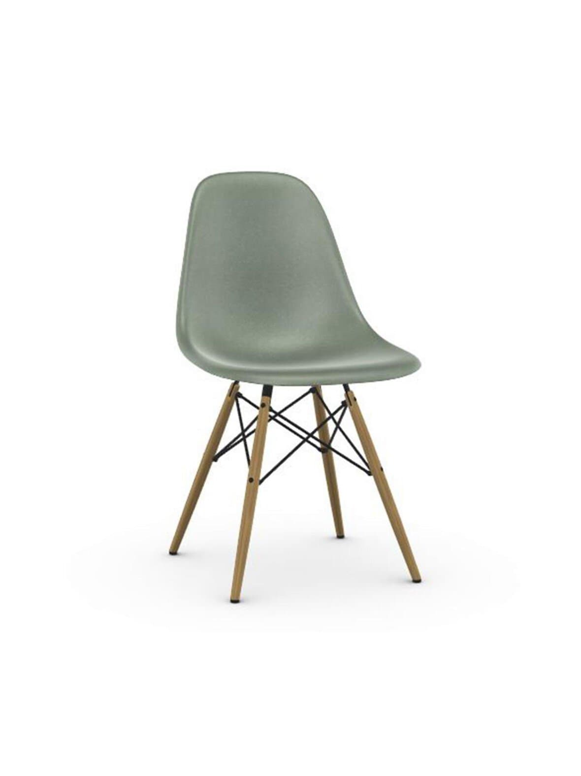 Eames dsw fiberglass -tuoli sea foam green/vaalea vaahtera – Vitra