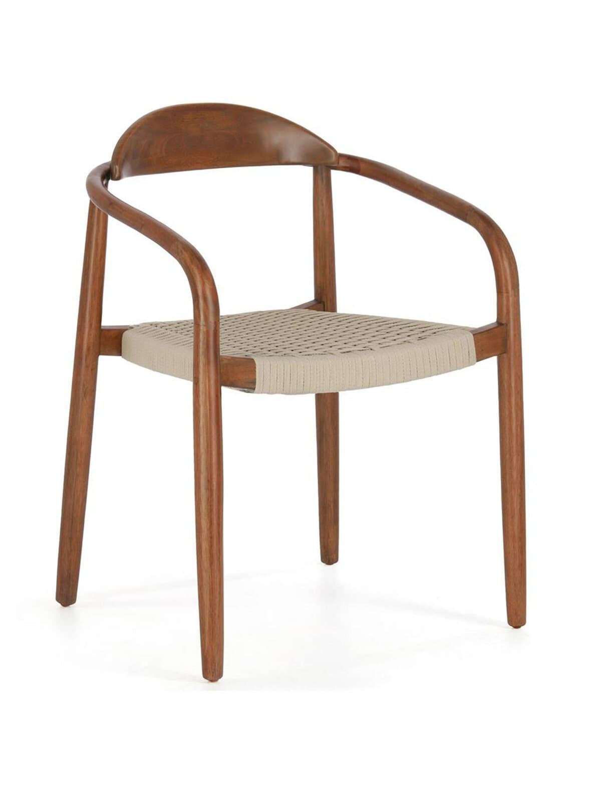 Nina-tuoli pähkinä/beige – Kave Home
