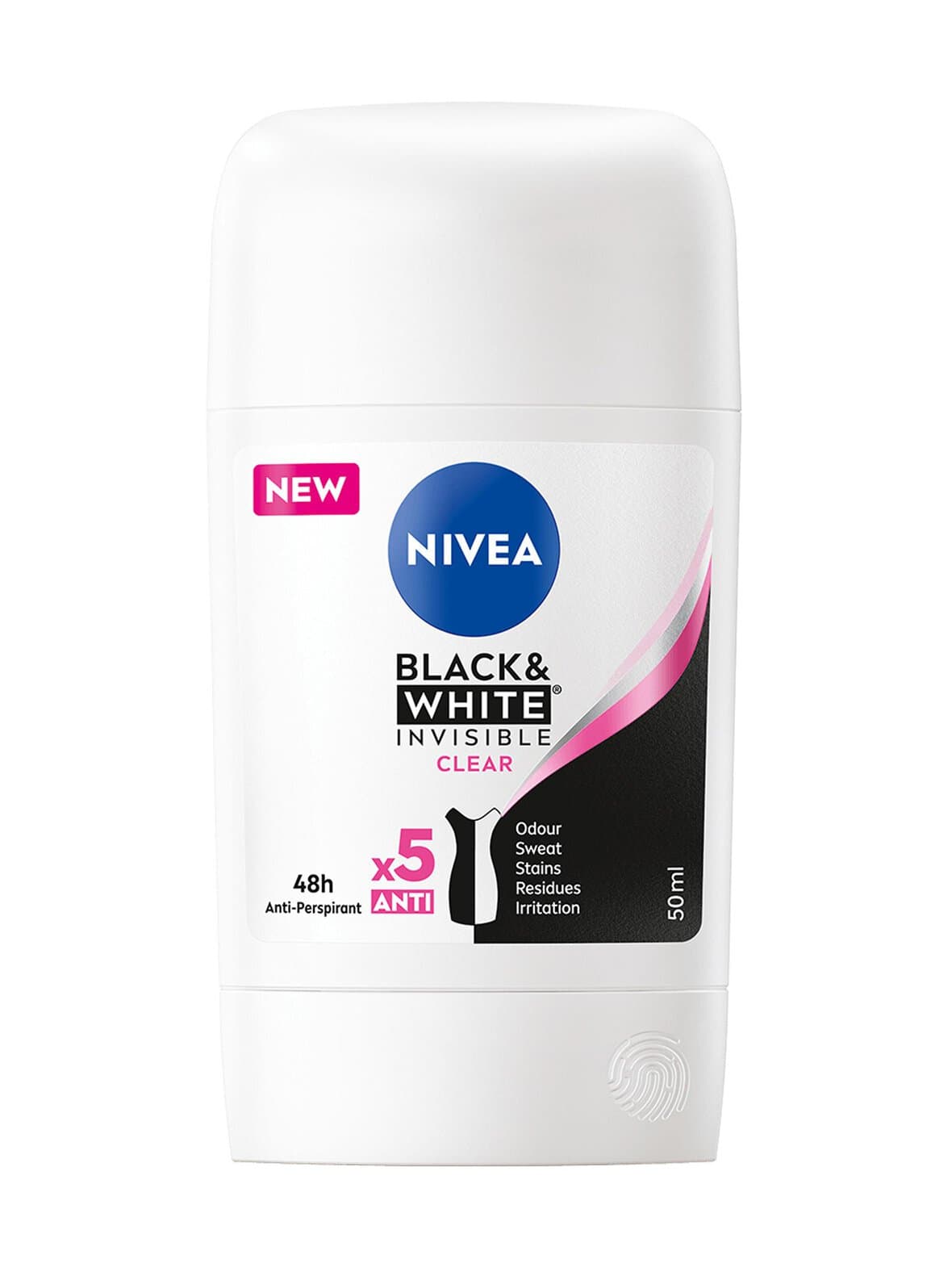Black &white invisible deo stick -antiperspirantti 50 ml – Nivea