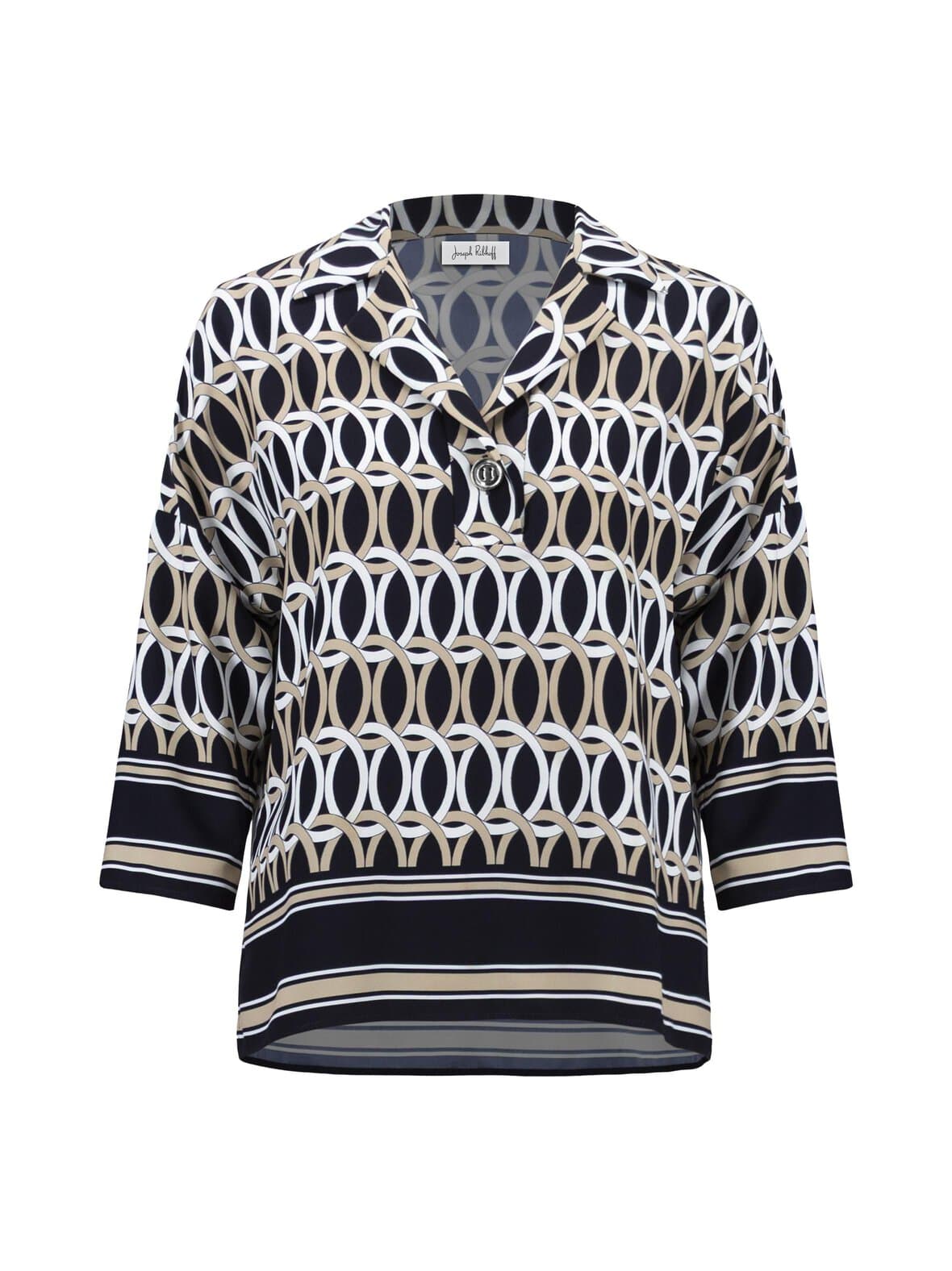 Geometric print boxy -paita – Joseph Ribkoff