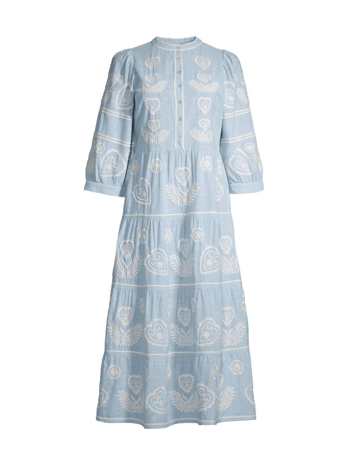 Musselin embroidery -mekko – rich & royal