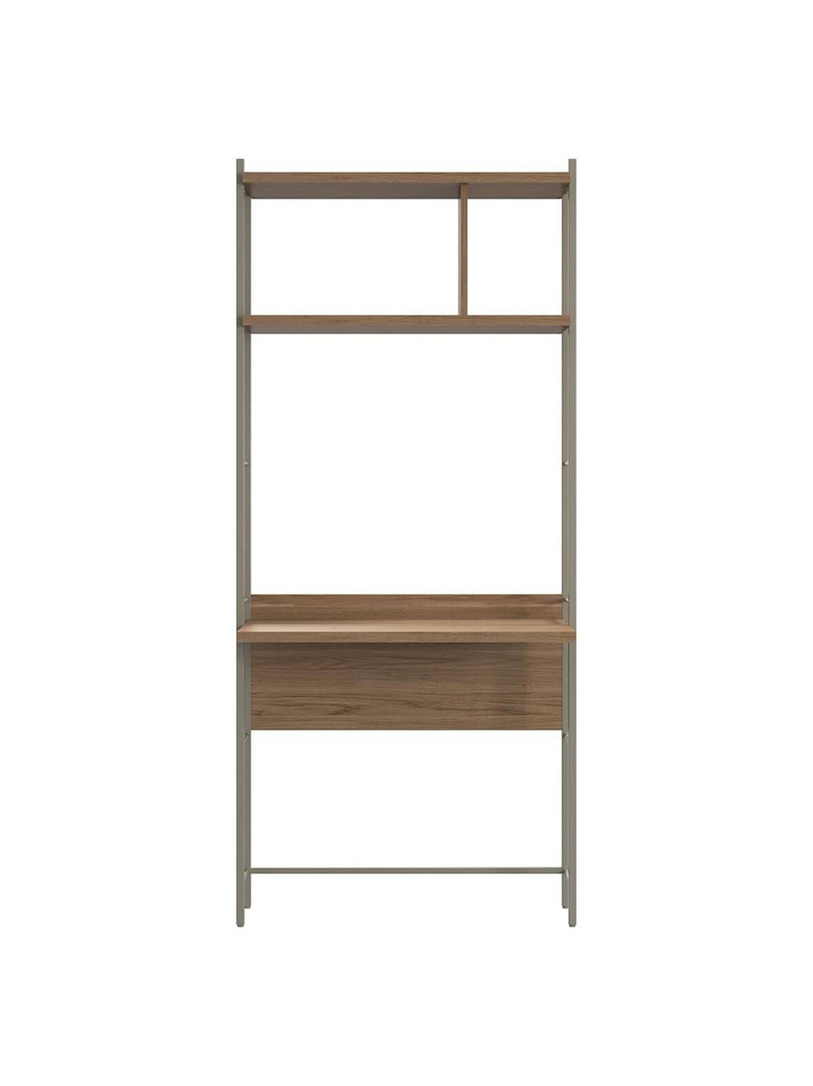 Calgary-hylly työtasolla tammi/tuhkanharmaa 84 x 190 cm – BoConcept