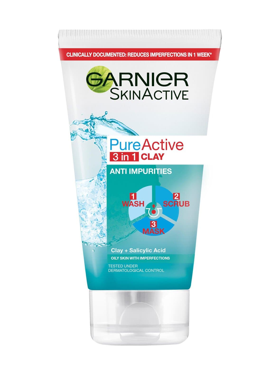 Pure 3-in-1 -kuoriva puhdistusnaamio 150 ml – Garnier