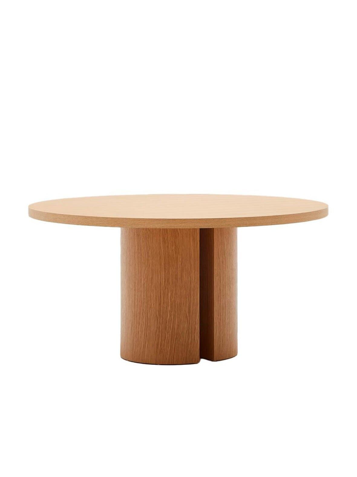 Nealy-ruokapöytä tammi ⌀ 150 cm – Kave Home