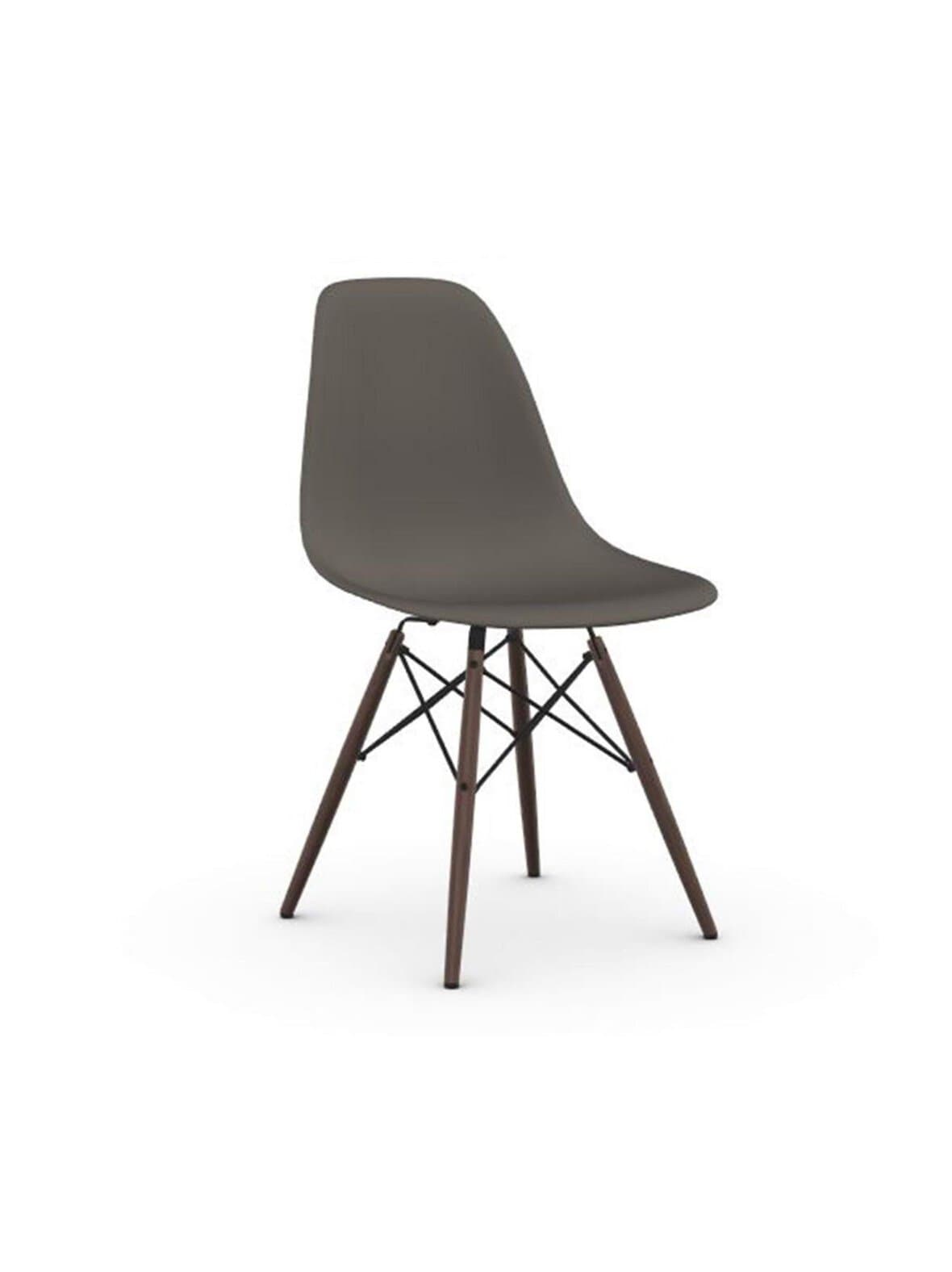 Eames dsw re -tuoli granite grey/ruskea vaahtera – Vitra