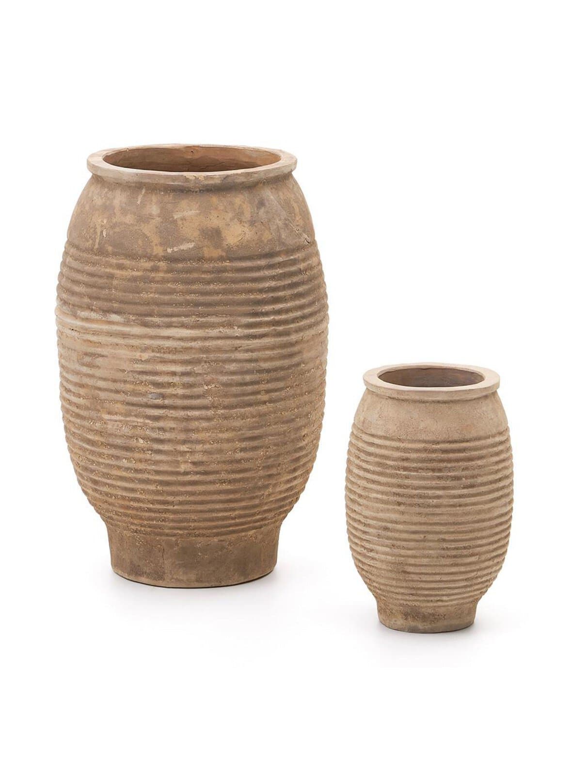 Llonga-ruukut 2 kpl terrakotta – Kave Home