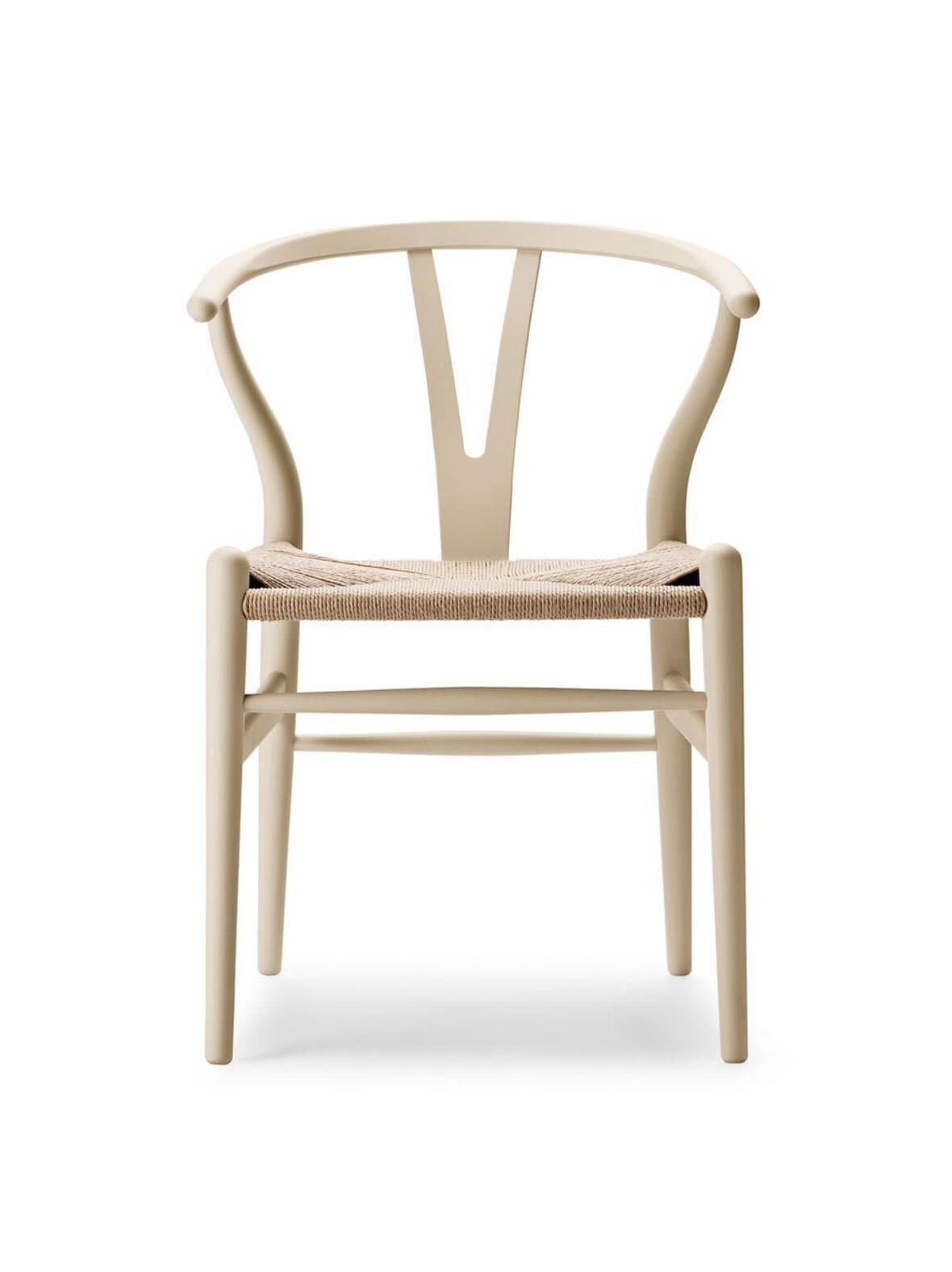 Ch24 wishbone -tuoli luonnollisenvärinen istuin soft barley – Carl Hansen & Son
