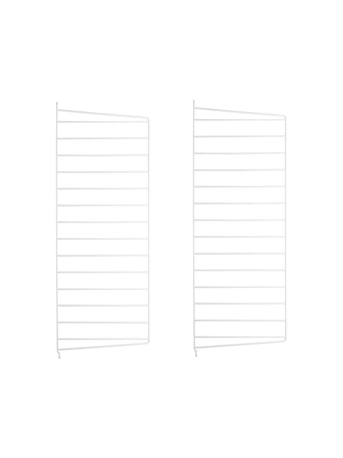 String system -seinäsivupaneelit valkoinen 75 x 30 cm – String Furniture