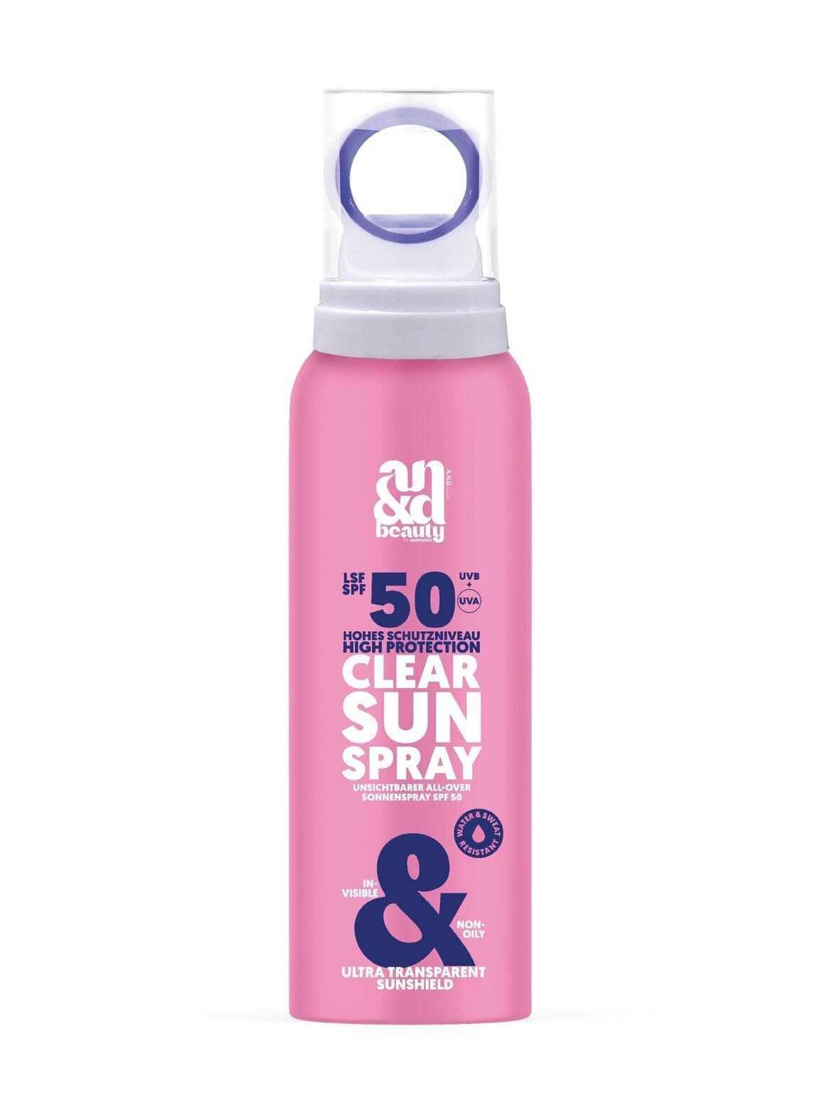 Clear sun spray -aurinkosuojasuihke – A.N.D. Beauty