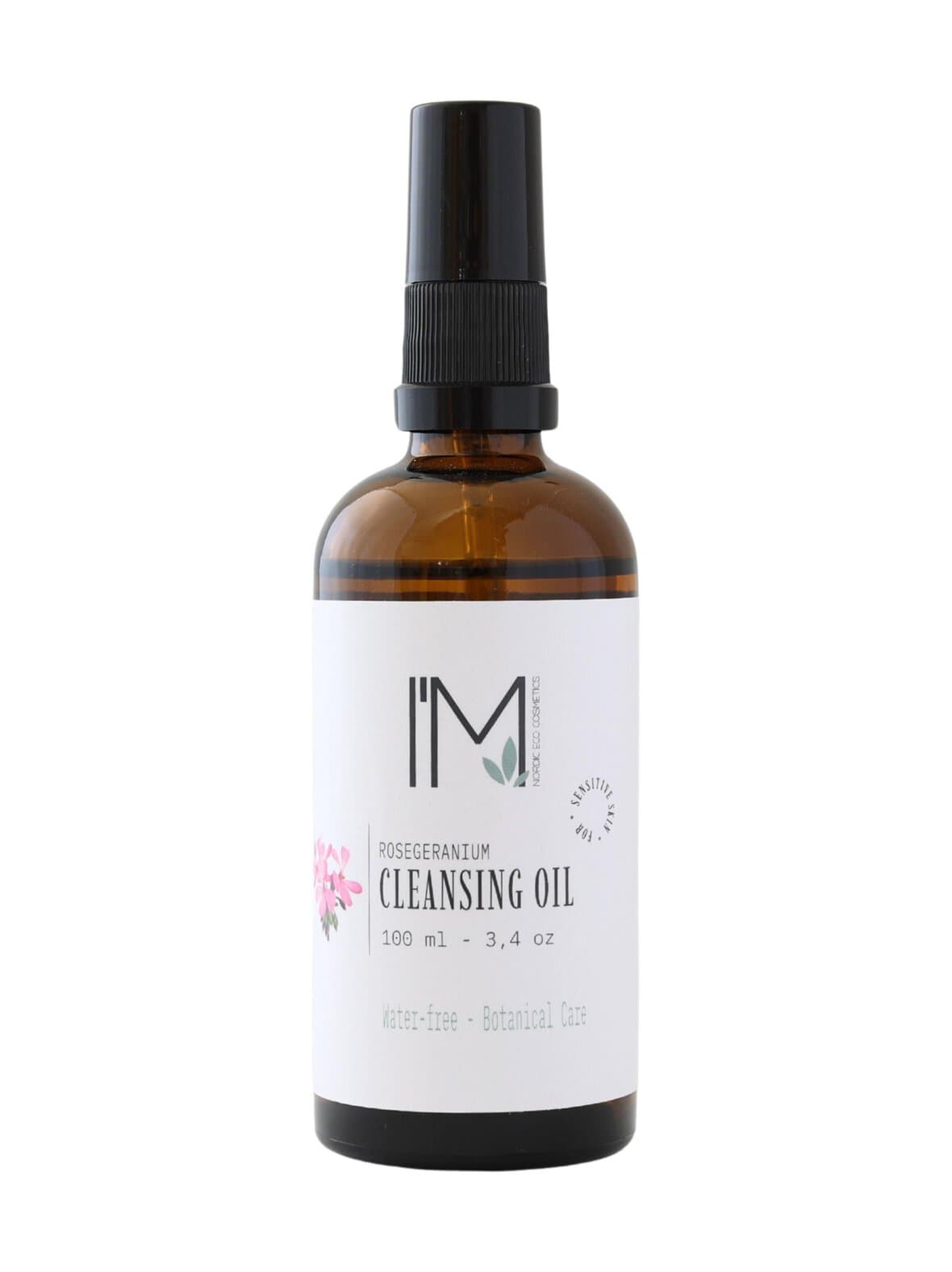 Cleansing oil rose geranium -puhdistusöljy – I'M Nordic Eco Cosmetics