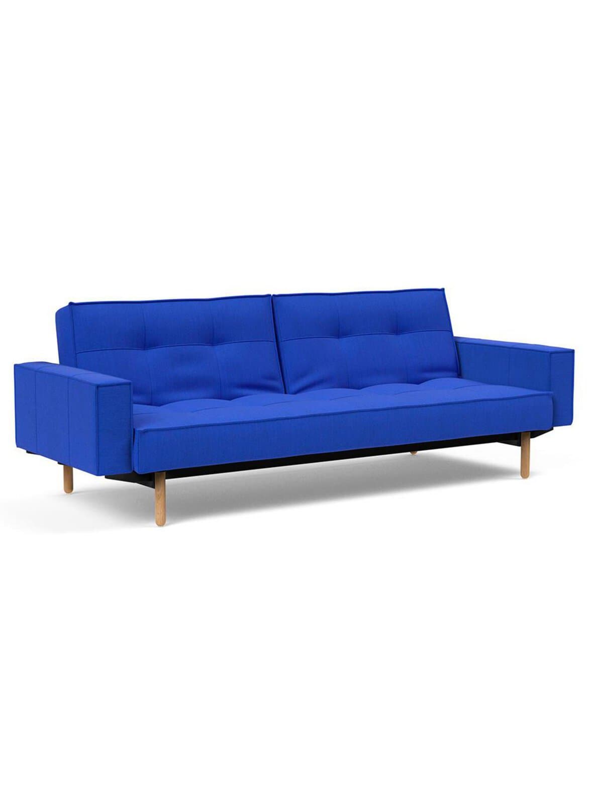 Splitback stem -vuodesohva käsinojilla elegance-kangas 512 ultramariini – Innovation Living