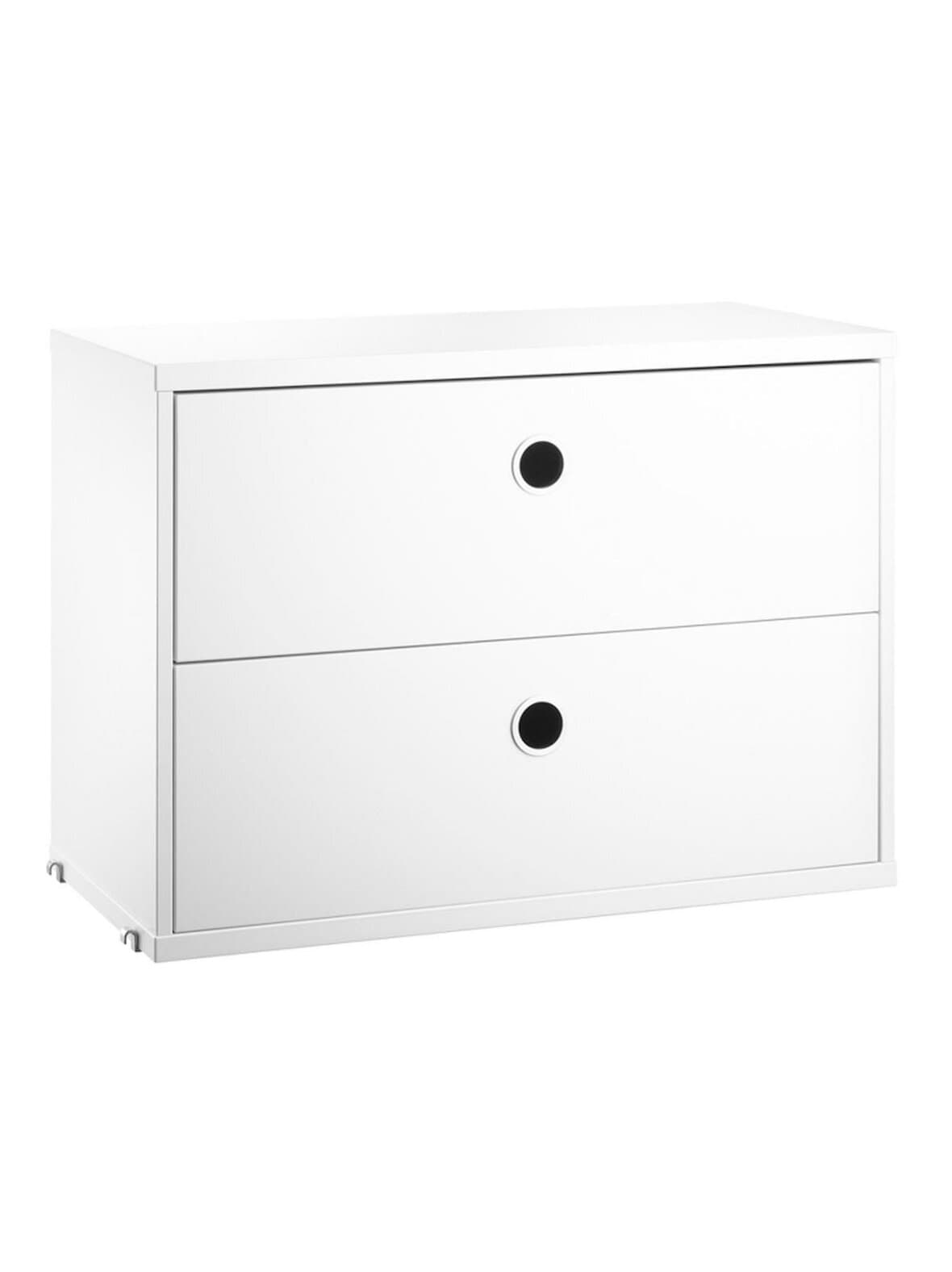 String system -lipasto valkoinen 58 x 30 cm – String Furniture