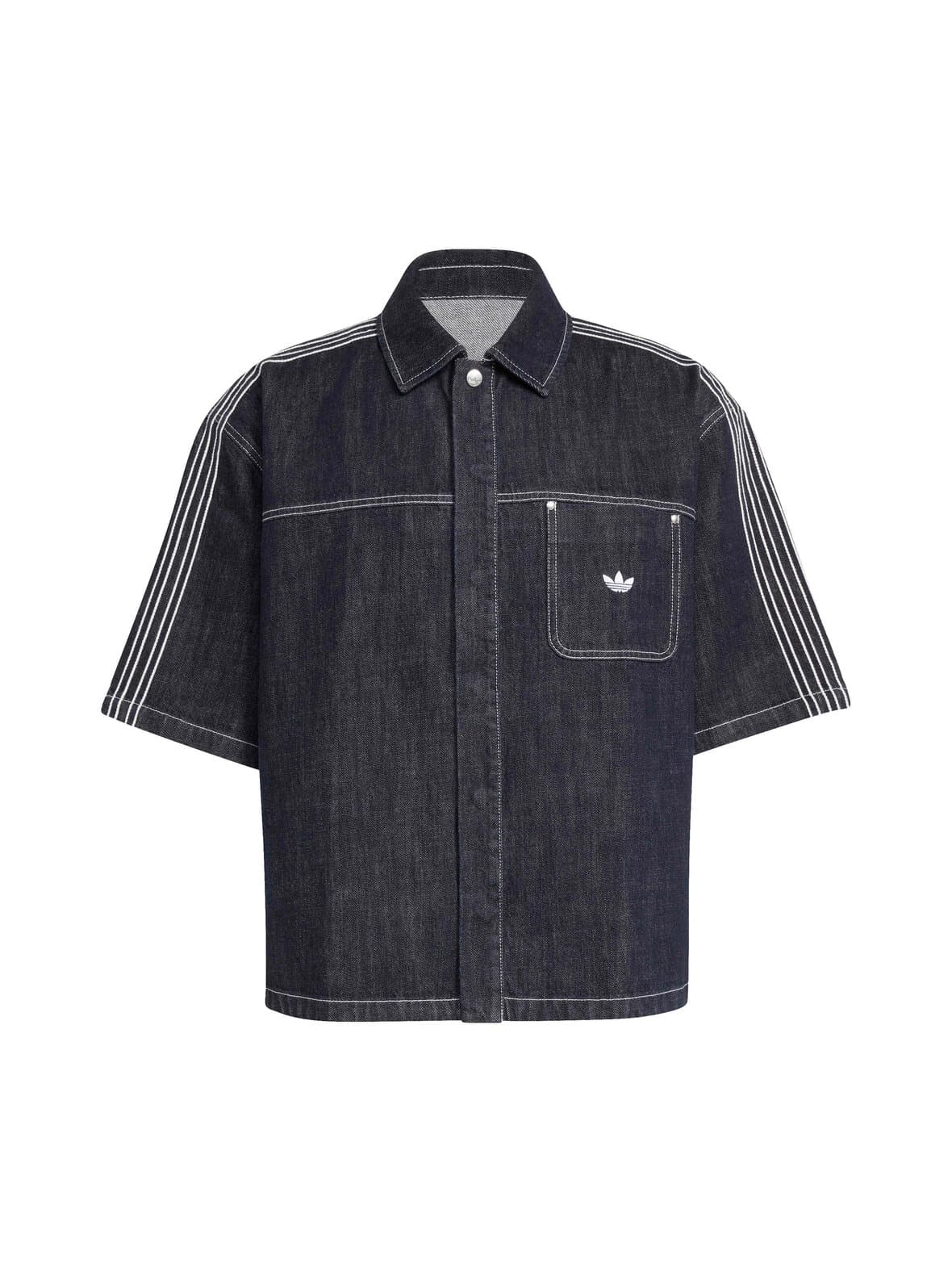 Napitettu farkkukauluspaita – adidas Originals