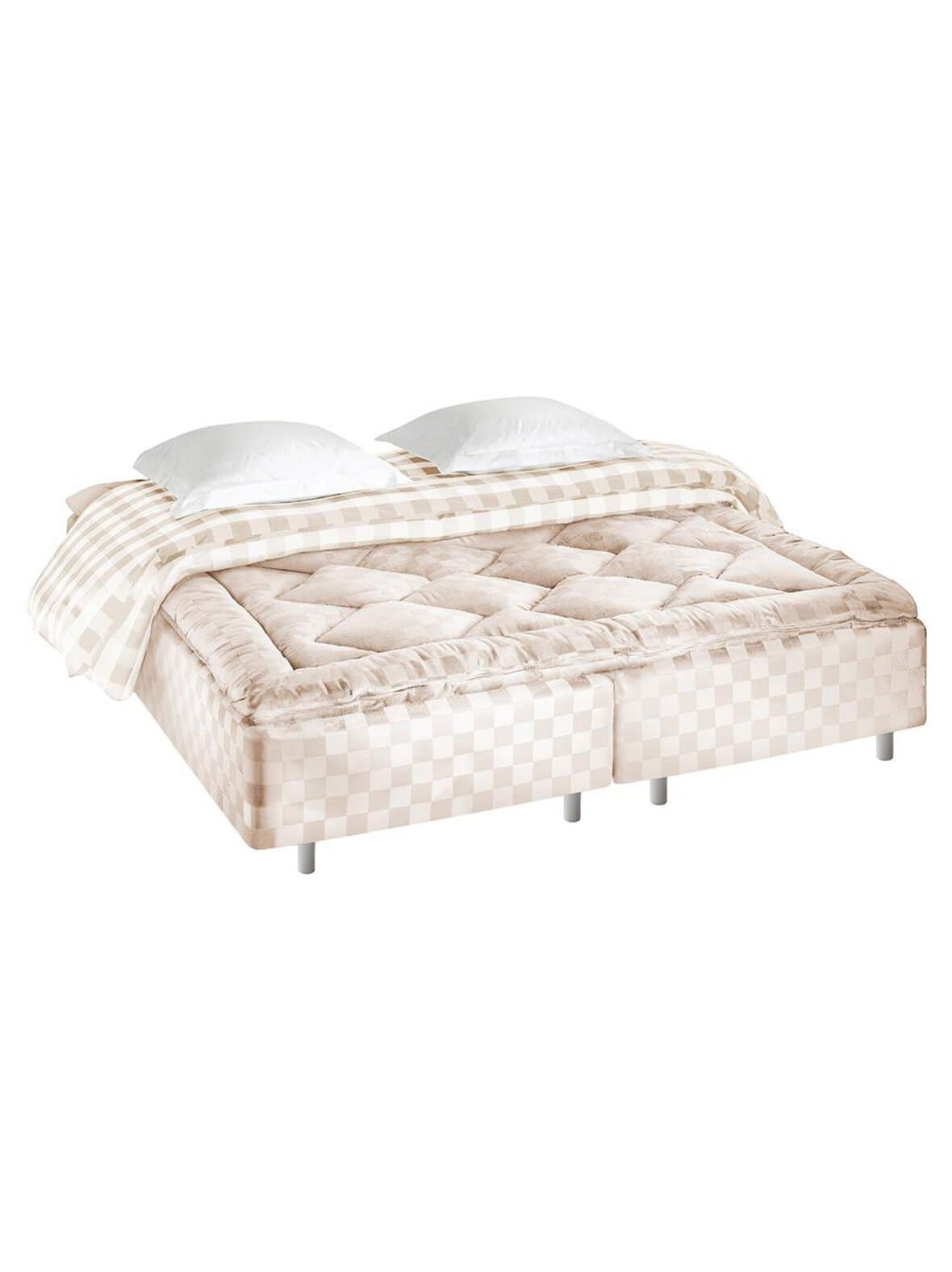 Marquis-sänky solid pearl check 180 x 200 cm – Hästens