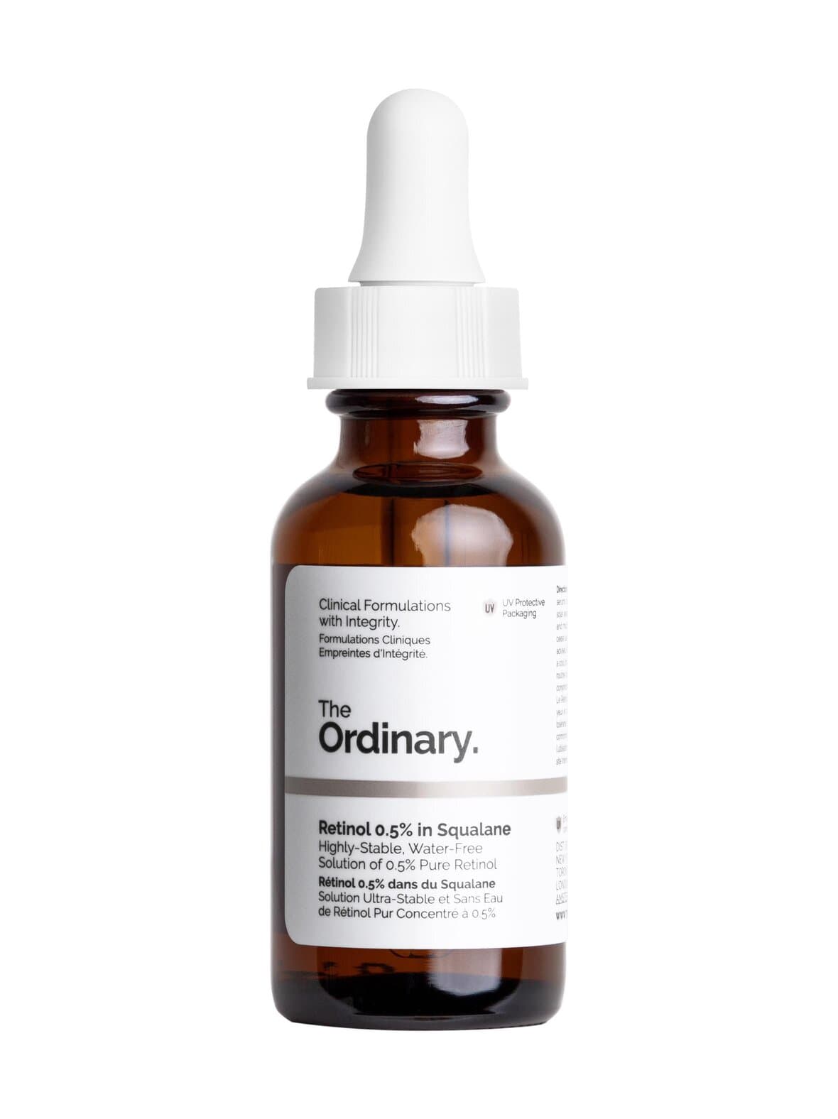Retinol 0.5% in squalane -seerumi 30 ml – The Ordinary