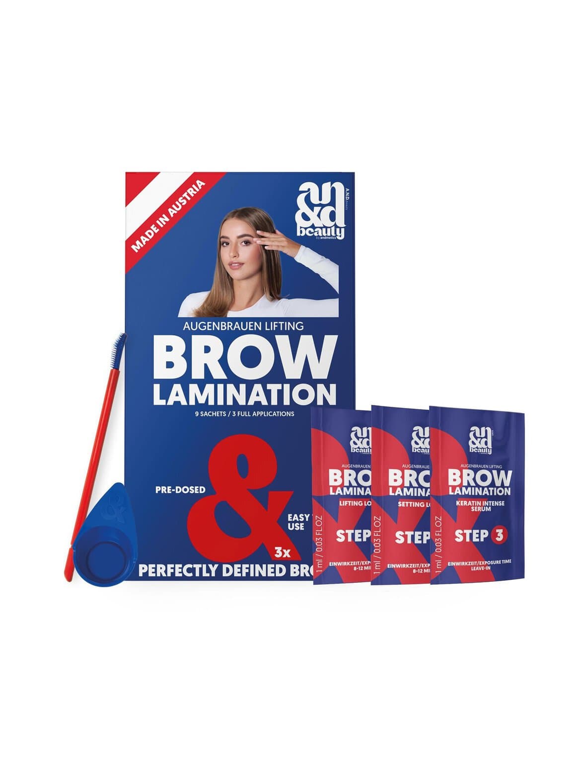 Brow lamination kit- kulmien laminointipakkaus – A.N.D. Beauty