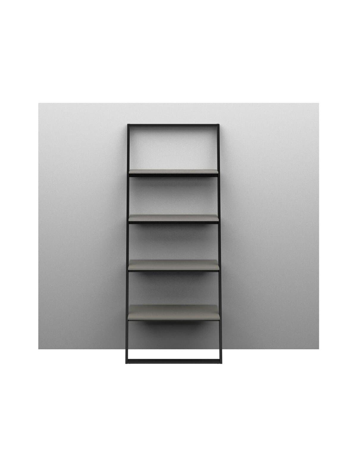 Bordeaux-seinähylly vaaleanharmaa/mattamusta k 161 cm – BoConcept