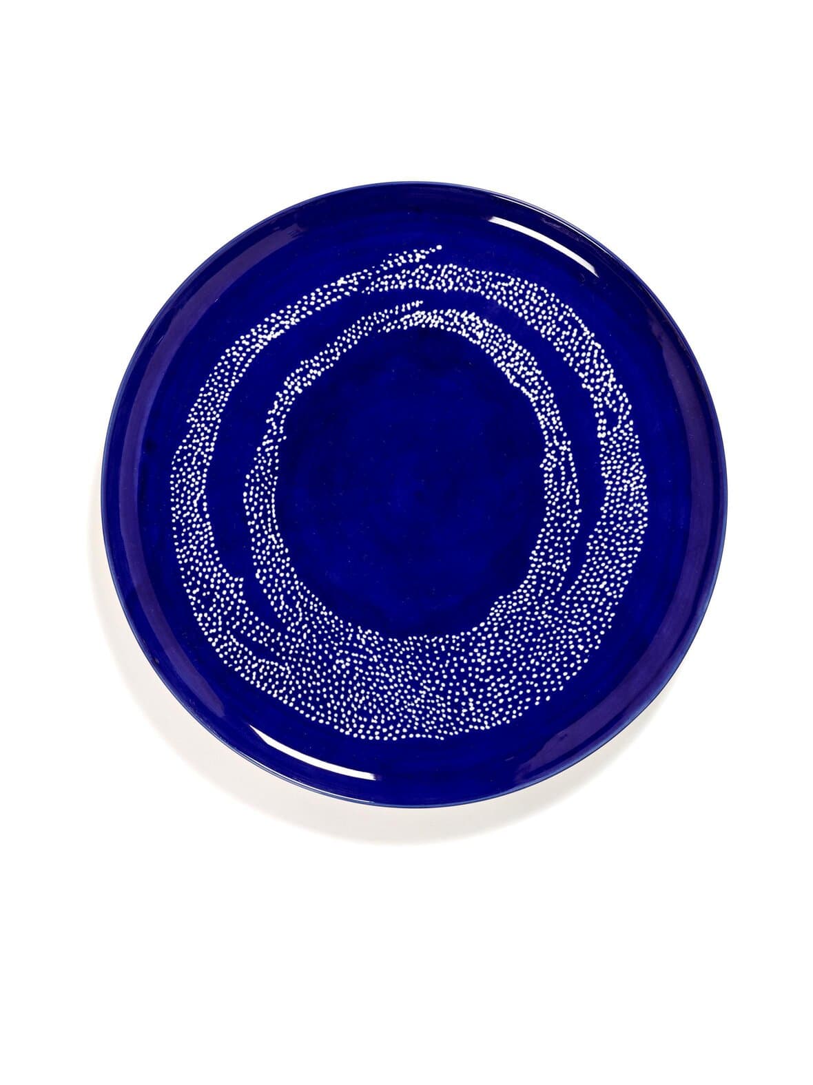 Feast lapis lazuli swirl dots -tarjoilulautanen ⌀ 35 cm – Serax