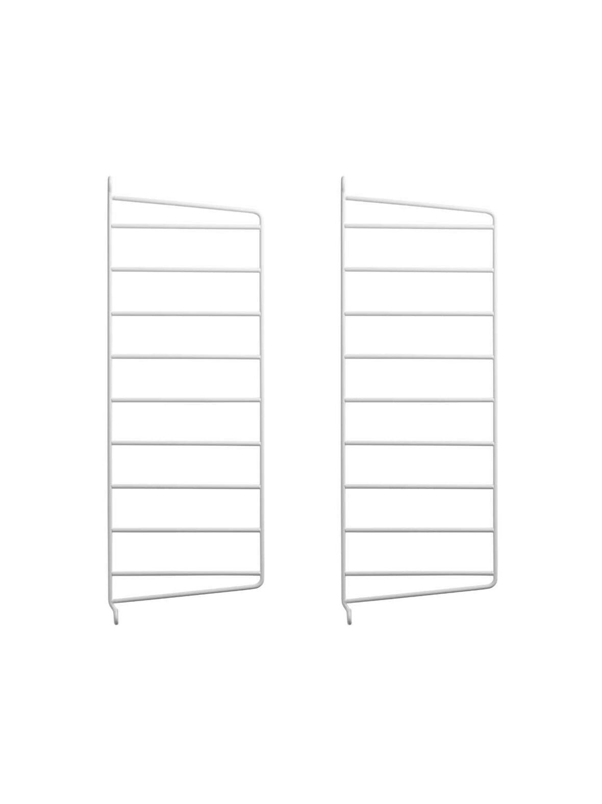 String system -seinäsivupaneelit valkoinen 50 x 20 cm – String Furniture