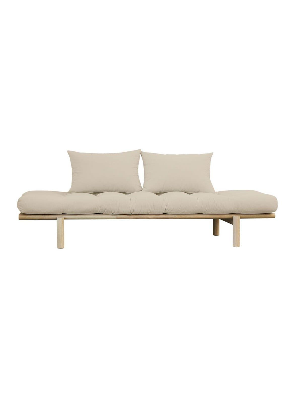 Pace-futonsohva beige/mänty – Karup