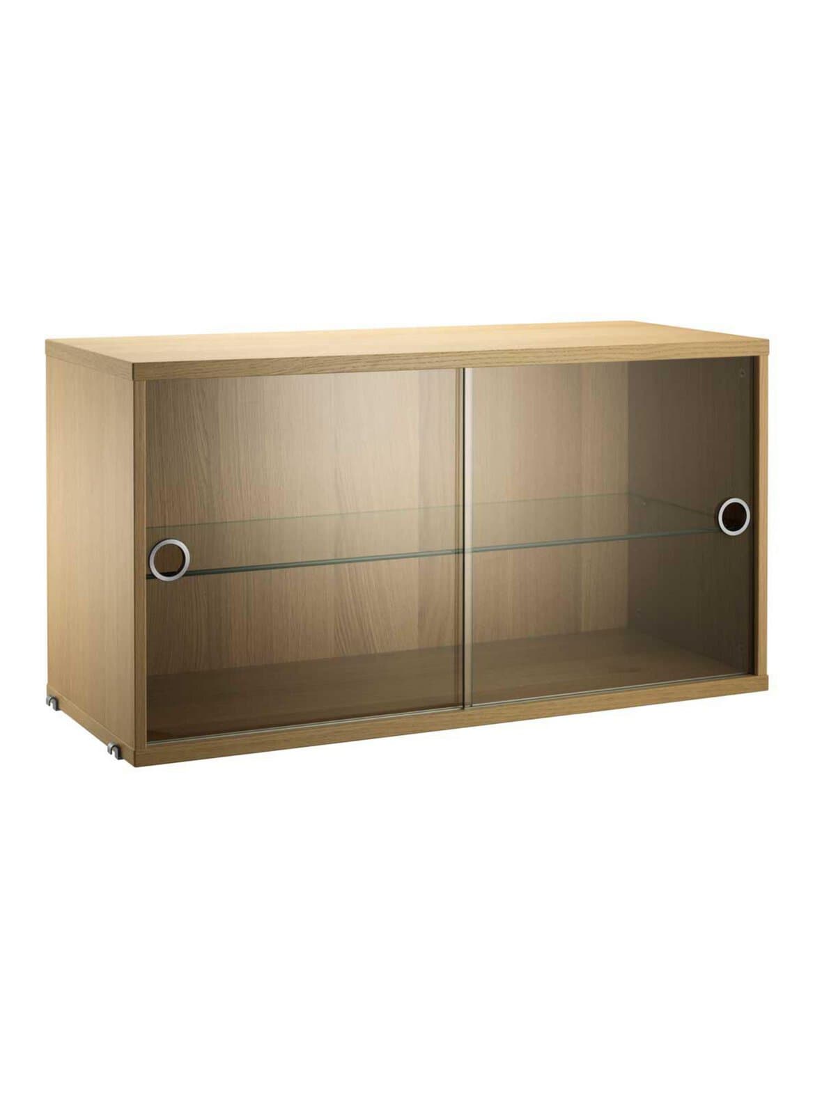 String-vitriinikaappi tammi 78 x 30 cm – String Furniture