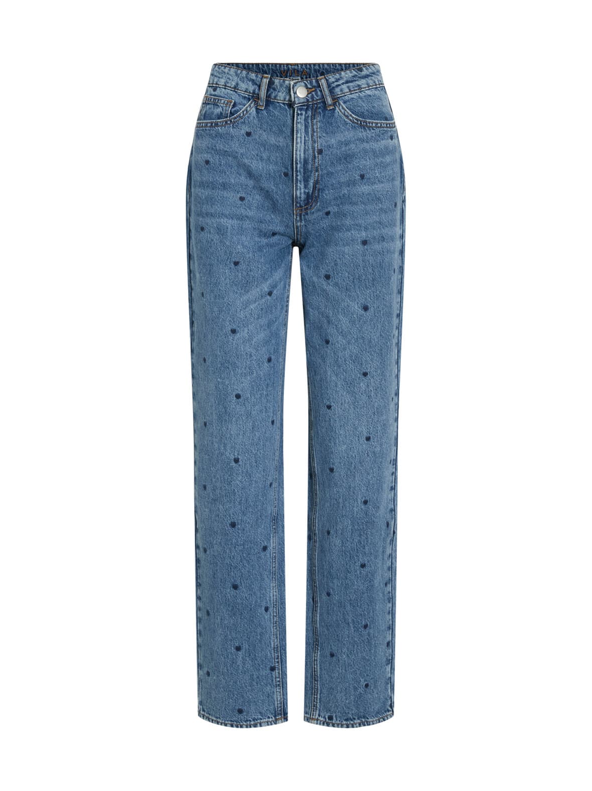 Vikelly high waist straight -farkut – VILA