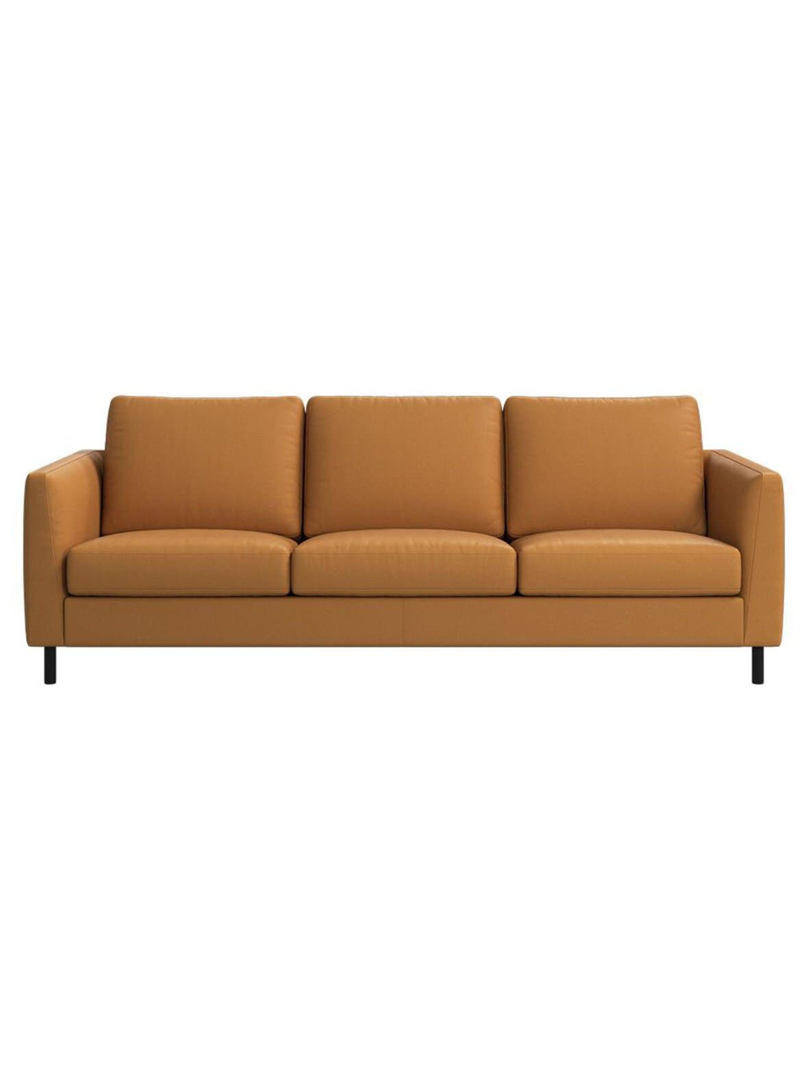 Indivi-nahkasohva nordic soft -nahka 5140 ruskea l 222 cm – BoConcept
