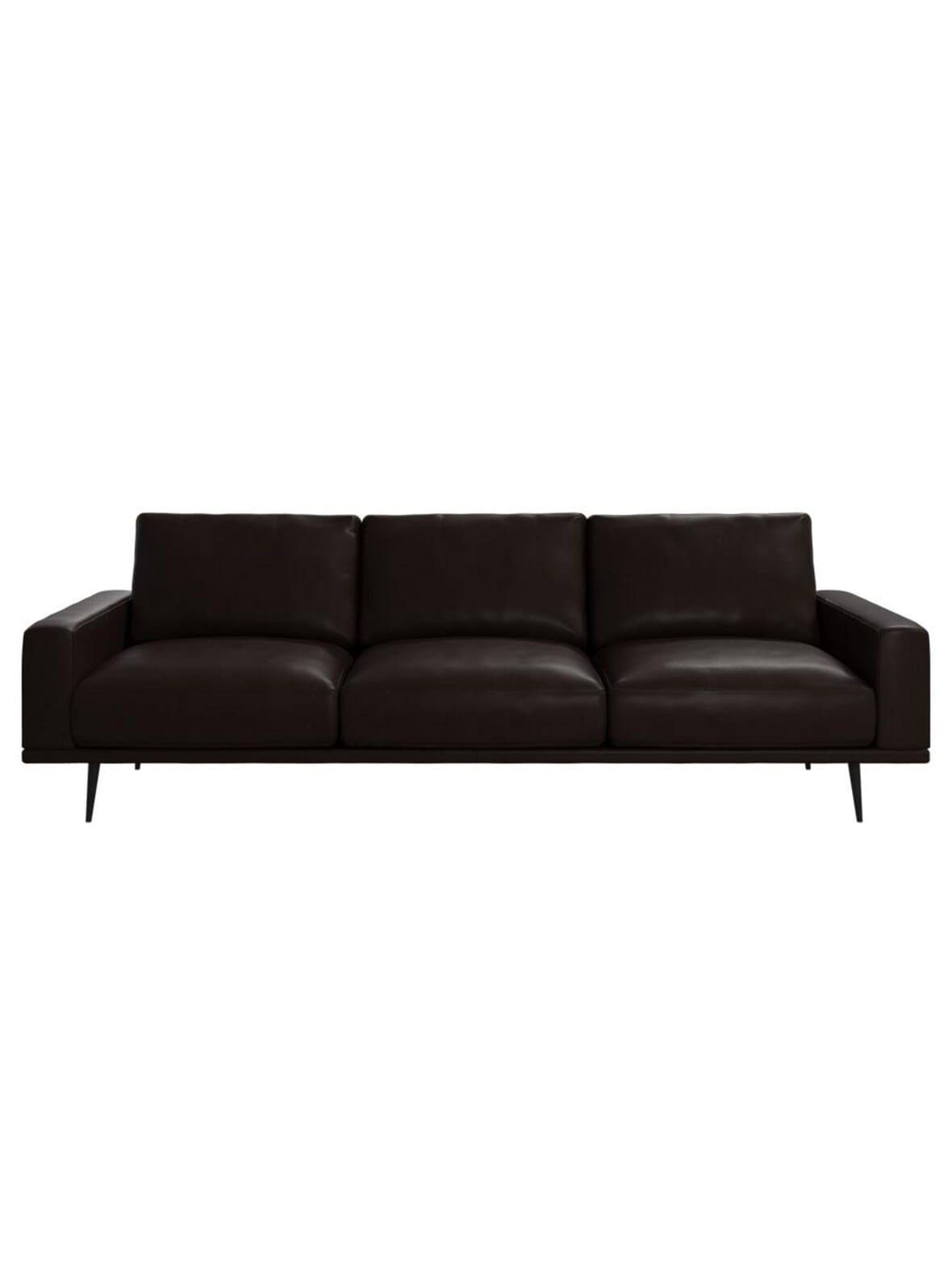 Carlton-nahkasohva nordic soft -nahka 5141 ruskea l 240 cm – BoConcept