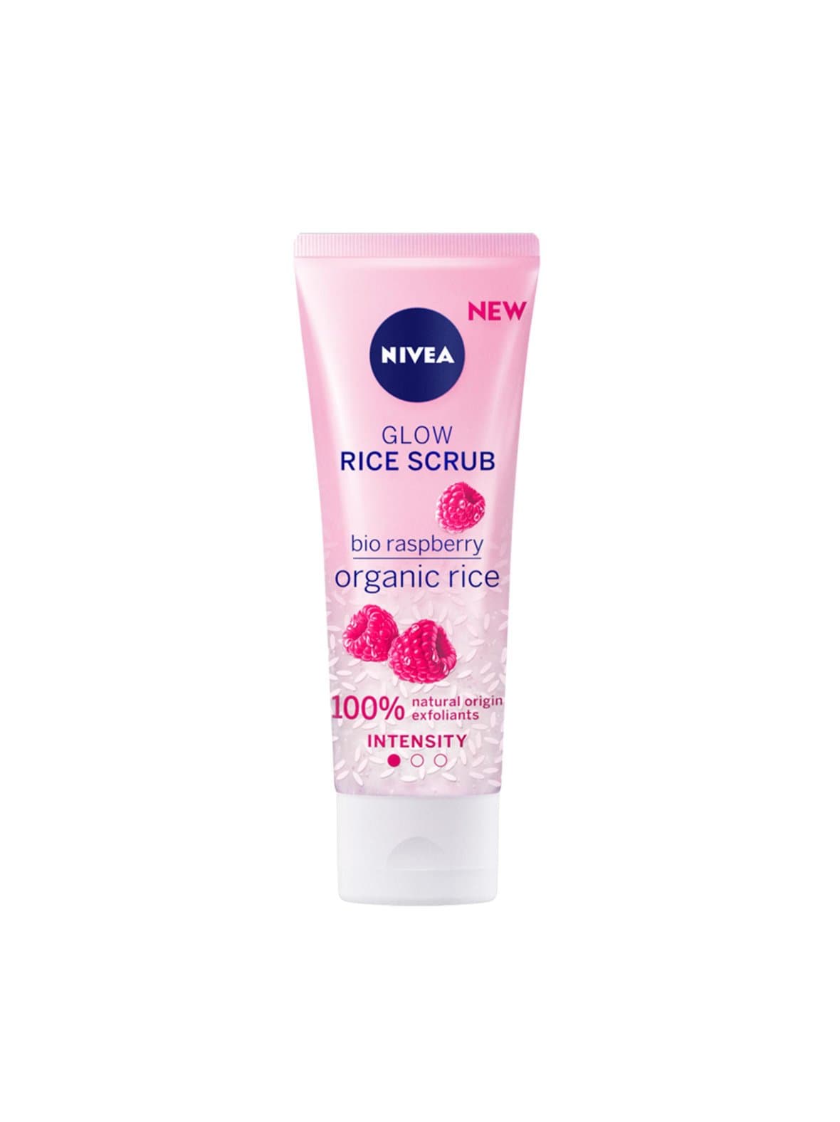 Glow rice scrub -kuorintavoide kuivalle ja herkälle iholle 75 ml – Nivea
