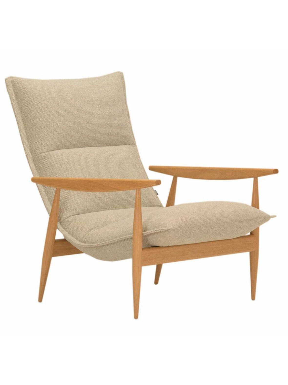 Tao-nojatuoli verso-kangas 109 beige / tammi – Adea