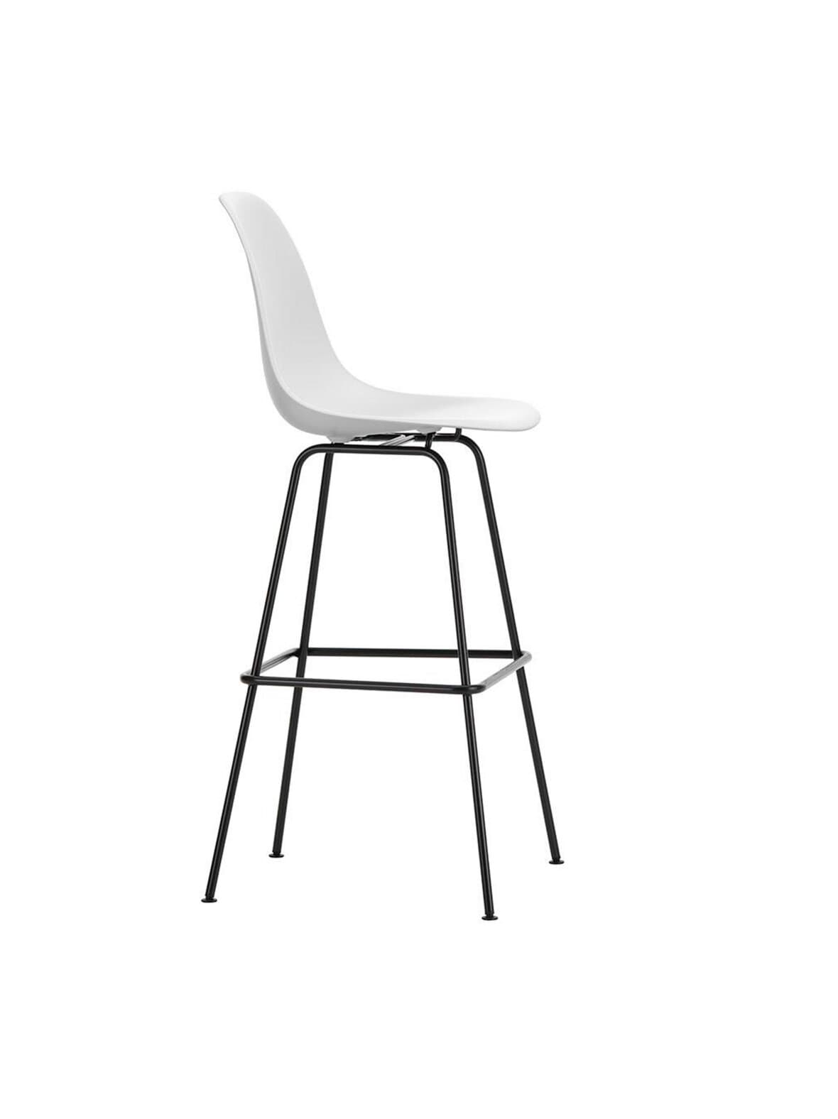 Eames re -baarituoli cotton white/musta high – Vitra