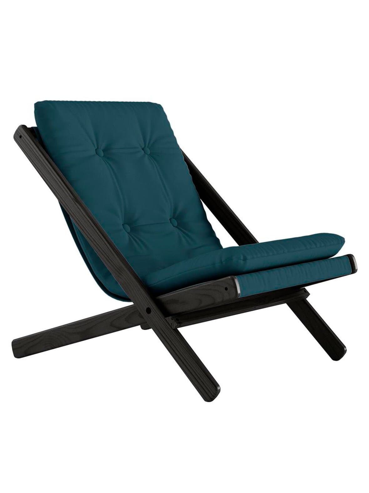 Boogie-nojatuoli petrol blue/black – Karup