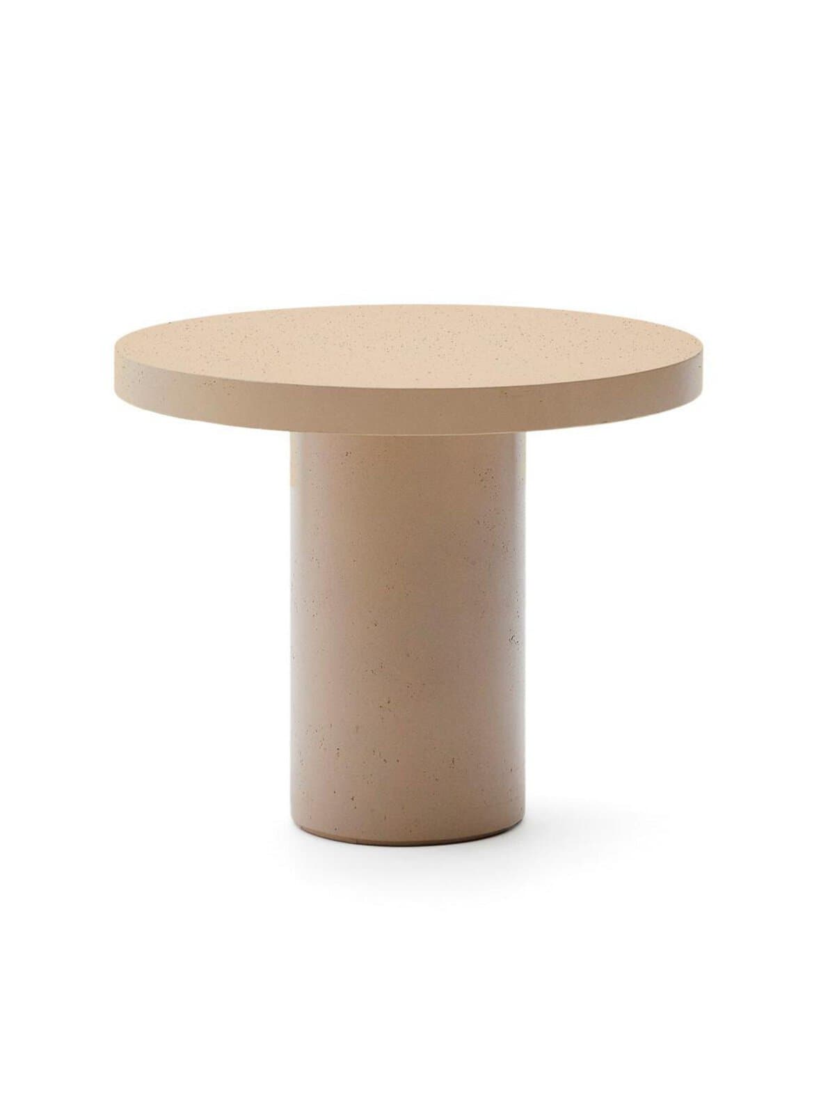 Aiguablava-ruokapöytä beige ⌀ 90 cm – Kave Home