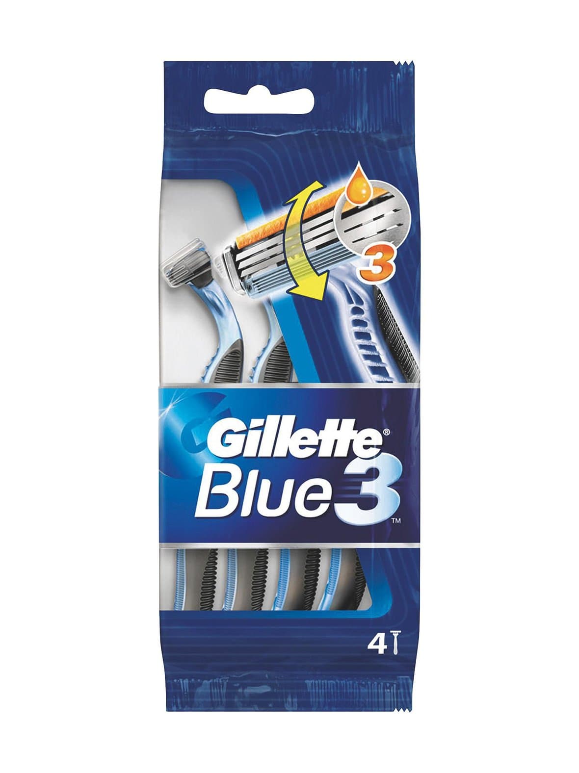 Blue3-varsiterä 4 kpl – Gillette