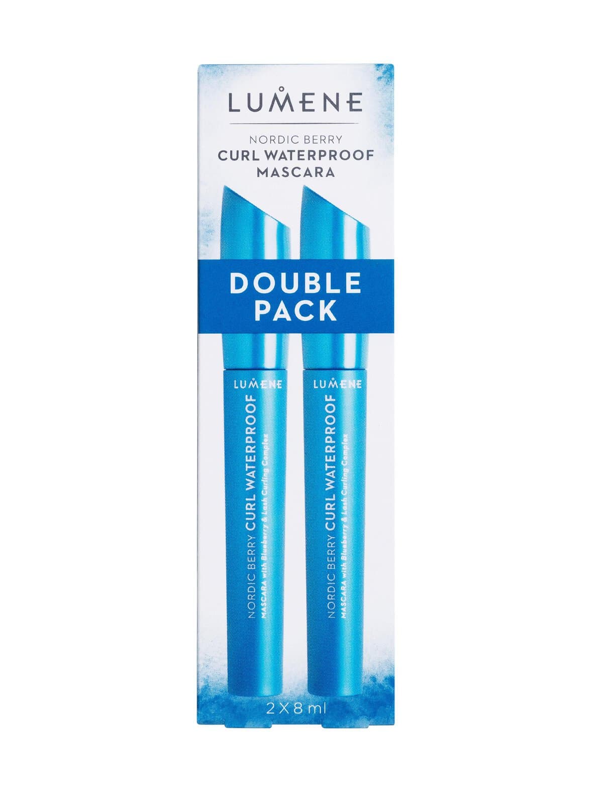 Nordic berry curl mascara waterproof double pack -ripsiväri, tuplapakkaus – Lumene