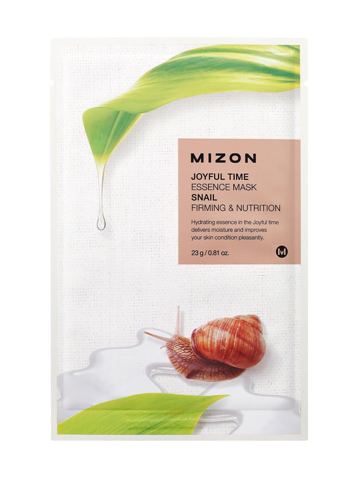 Joyful time essence snail mask -kangasnaamio 23 g – Mizon