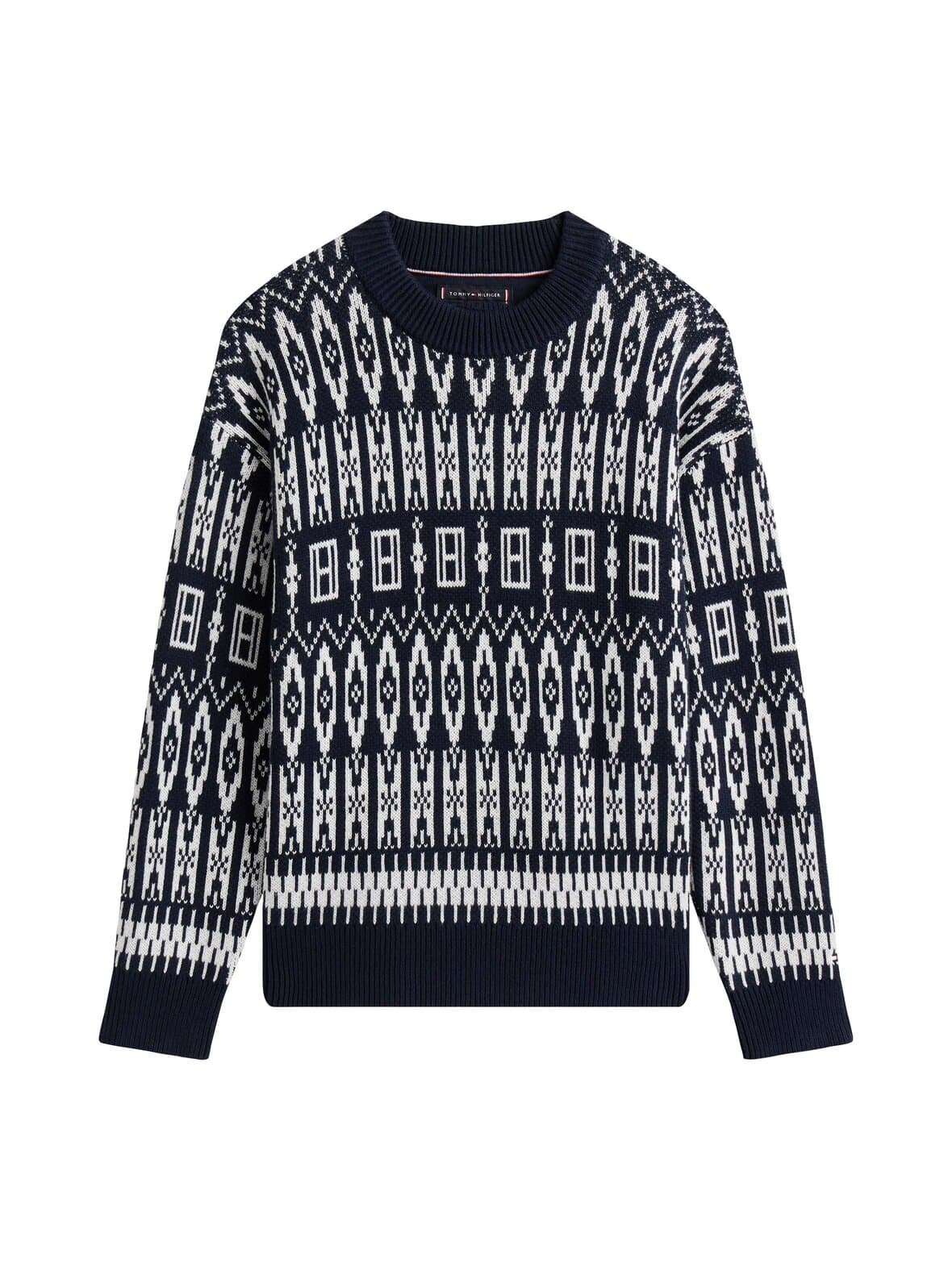 Fairisle c-neck -neule – Tommy Hilfiger