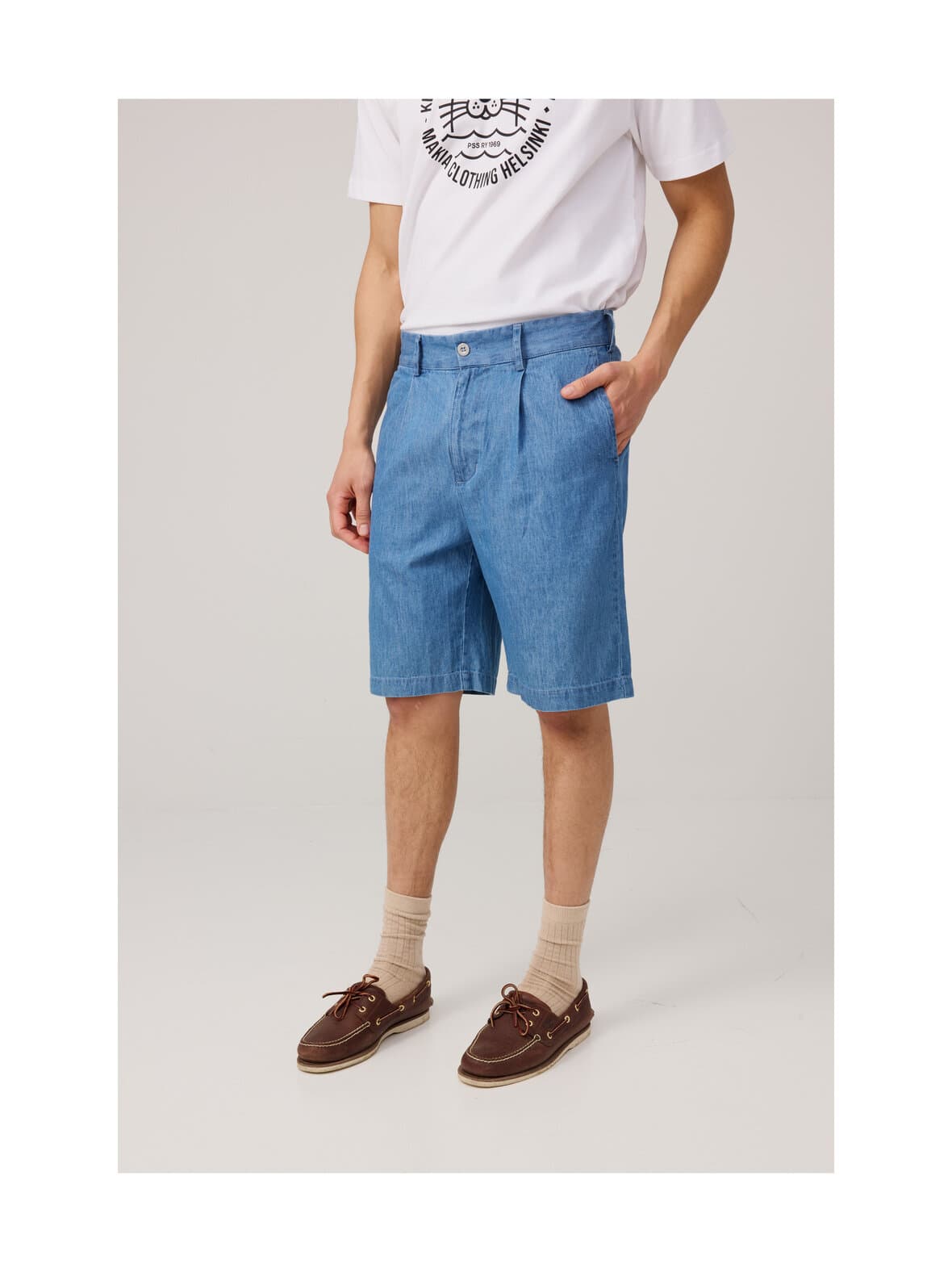 Helm-farkkushortsit – Makia