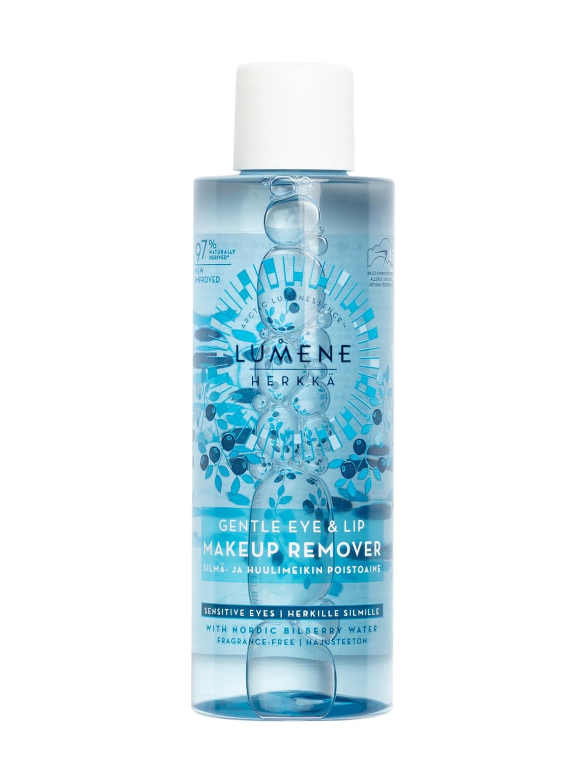 Herkkä gentle eye & lip makeup remover -meikinpoistoaine 100 ml – Lumene