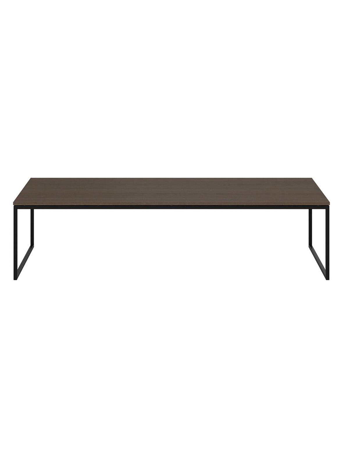 Lugo-sohvapöytä tumma tammi / musta 144 x 48 cm – BoConcept