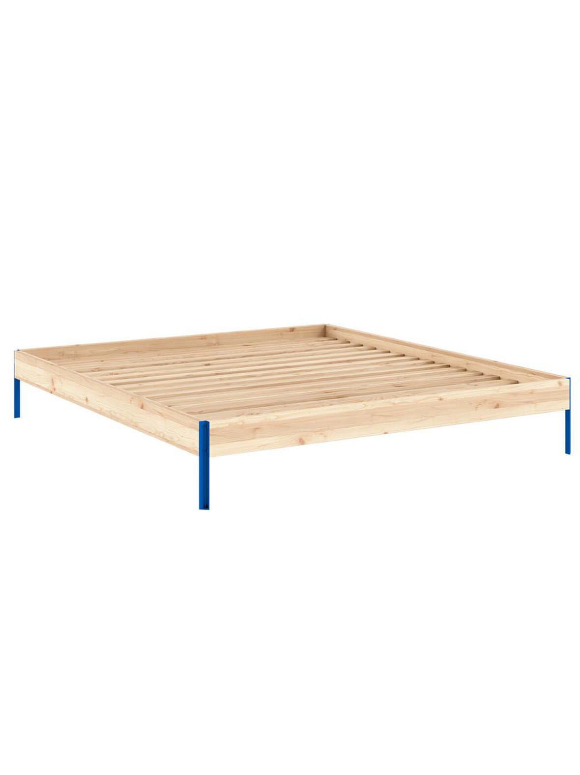 Core-sänkyrunko mänty / vivid blue 180 x 200 cm – Karup