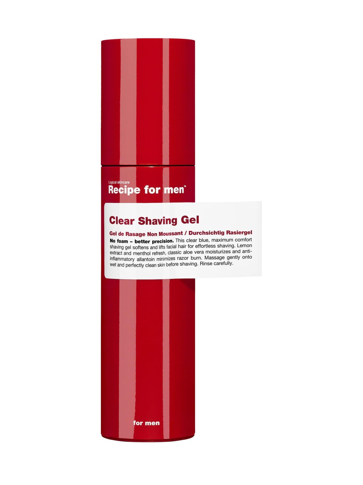 Clear shaving gel - parranajogeeli, 100 ml – Recipe for men